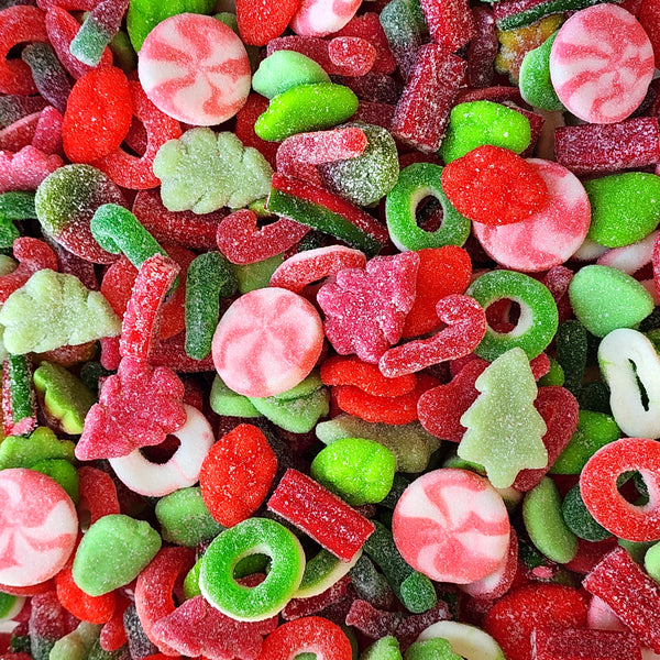 Christmas Sweet n Sour Mix - Pik n Mix Lollies NZ
