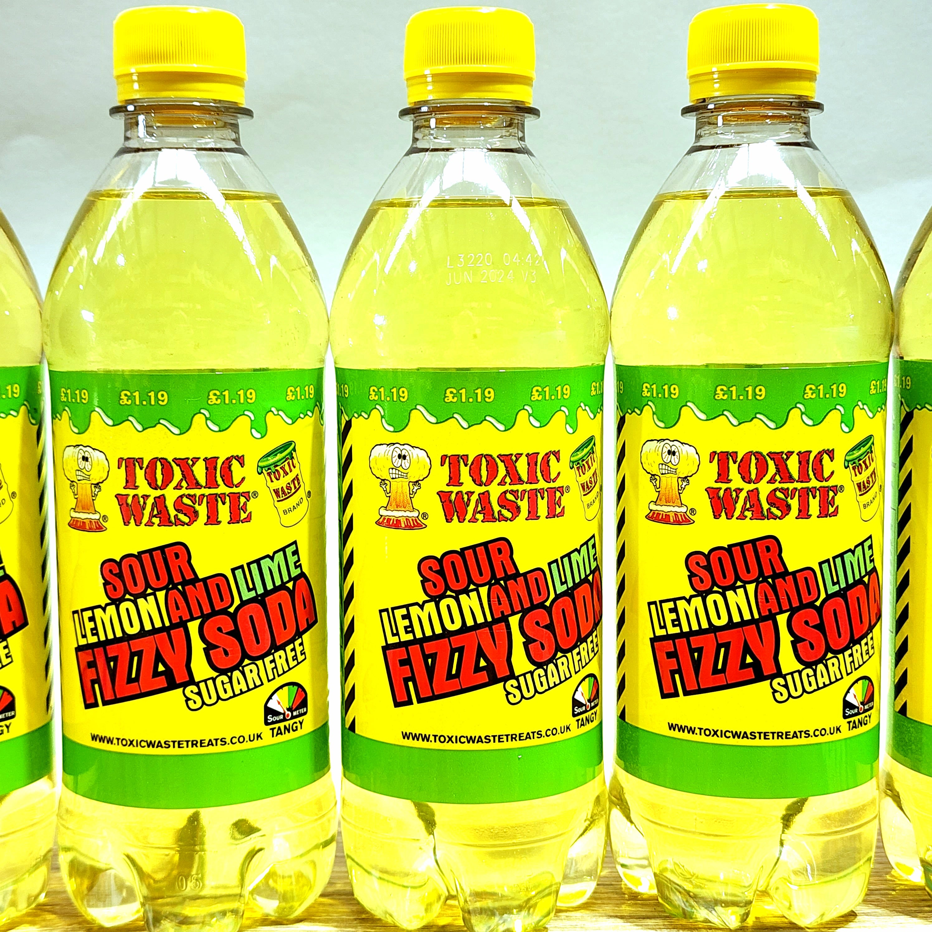 Toxic Waste Sour Lemon & Lime Soda - Pik n Mix Lollies NZ