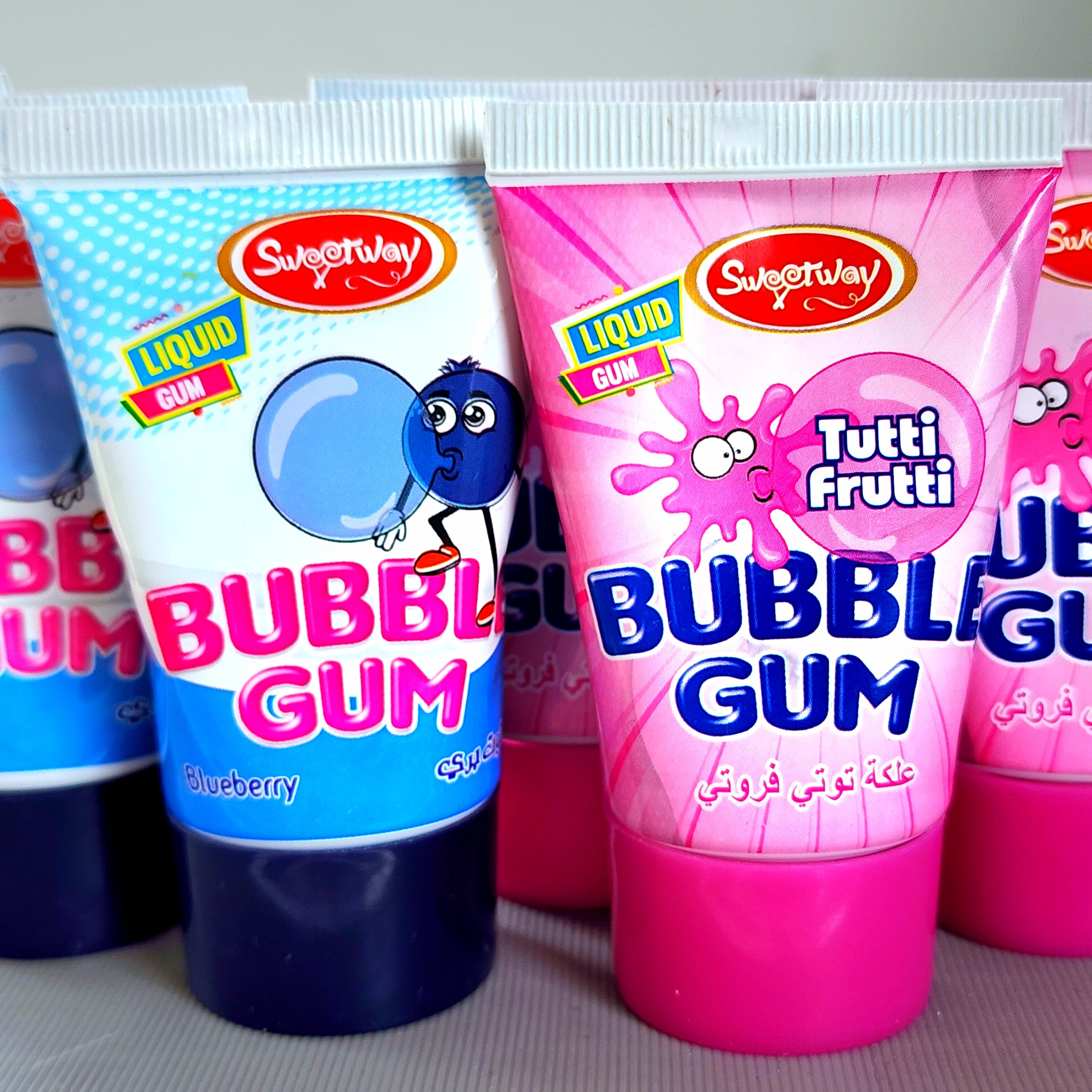 Sweetway Liquid Bubble Gum Tubes - Pik n Mix Lollies NZ