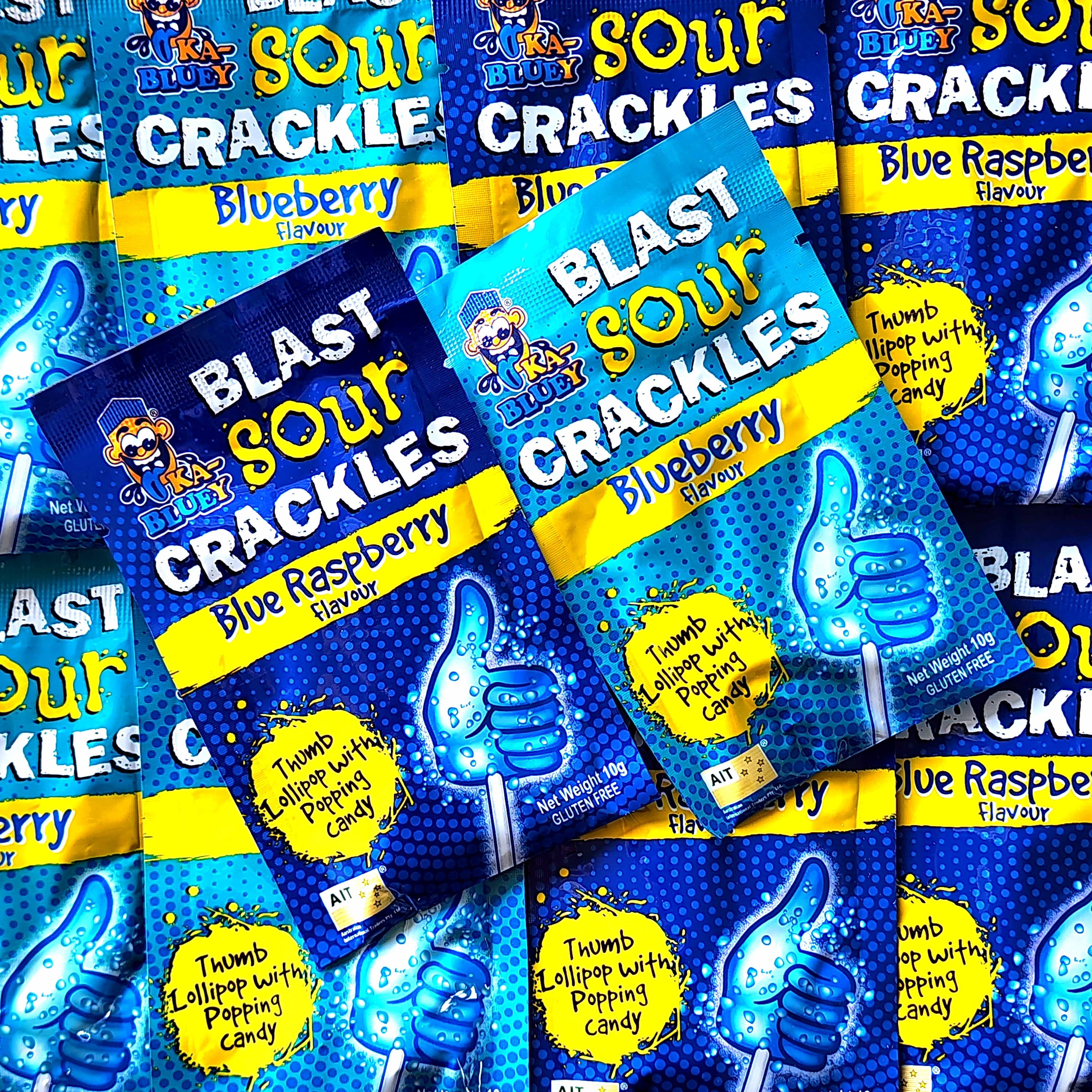 Ka-Bluey Blast Sour Crackles - Pik n Mix Lollies NZ