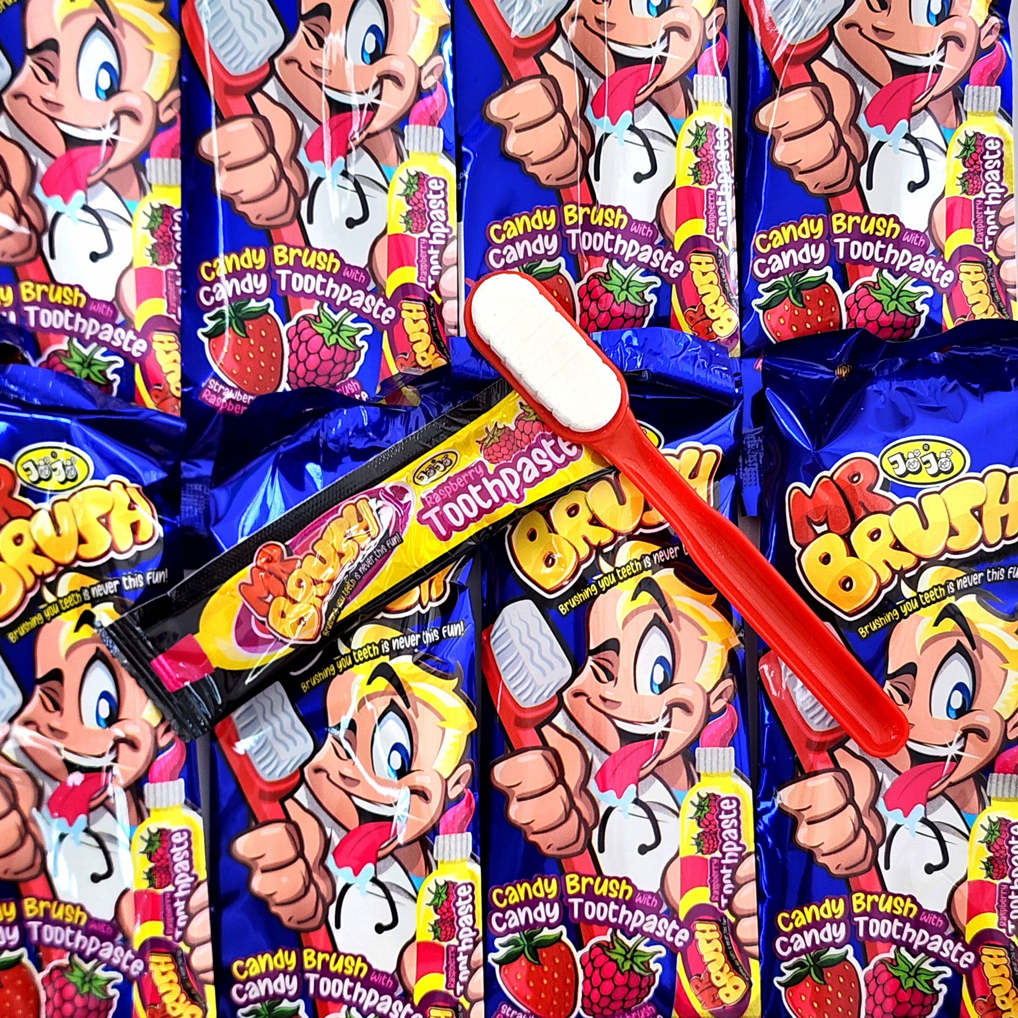JoJo's Mr Brush with Toothpaste Pik n Mix Lollies NZ