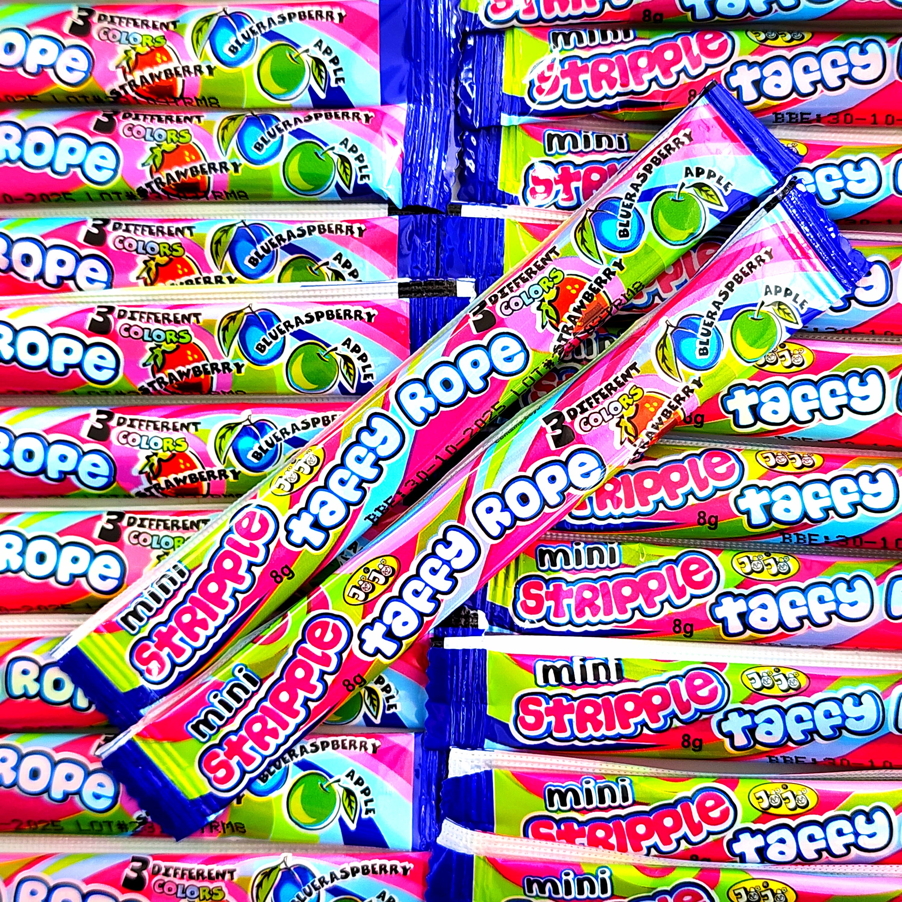 JoJo's Mini Stripple Taffy Rope - Pik n Mix Lollies NZ