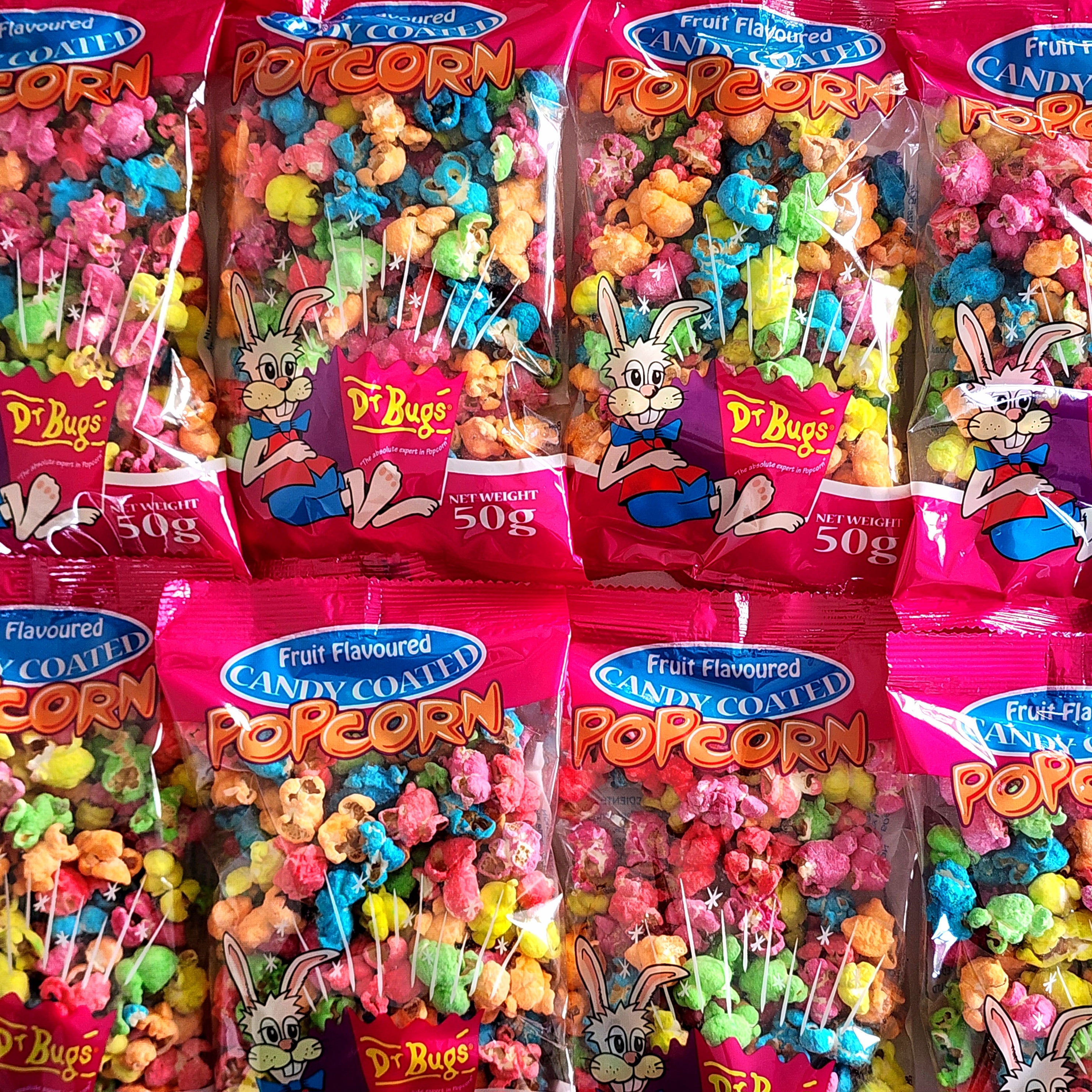 Candy Coated Fruit Popcorn - Pik n Mix Lollies NZ