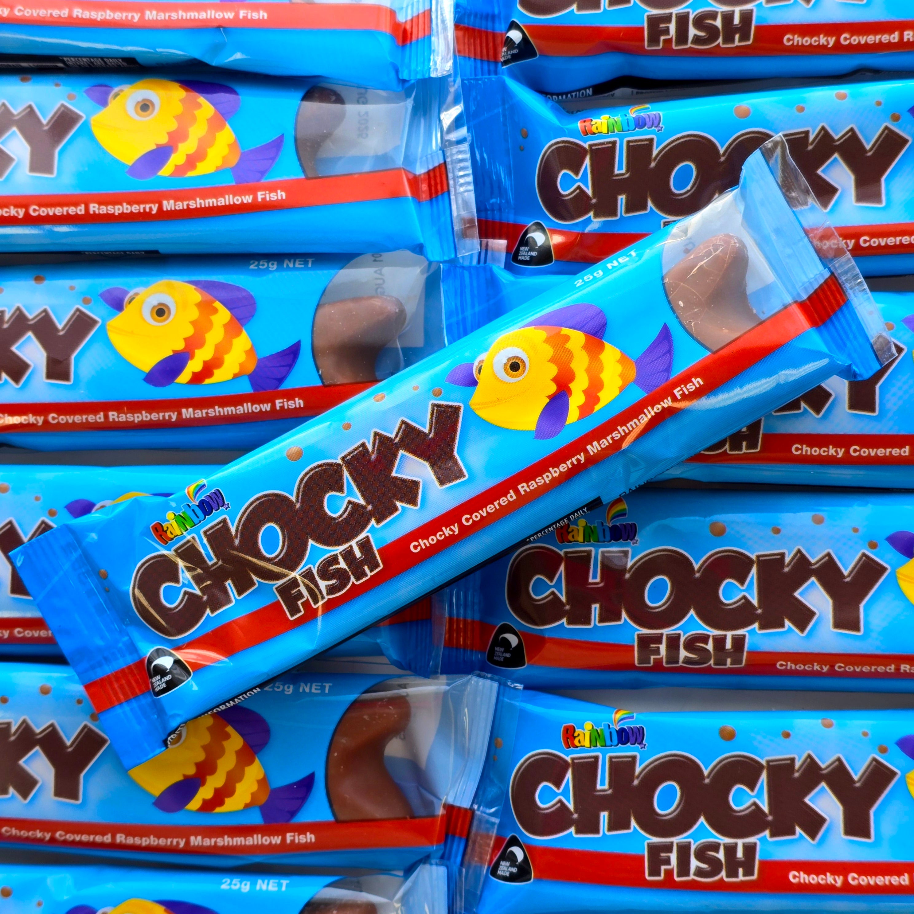 Rainbow Choccy Fish - Pik n Mix Lollies NZ