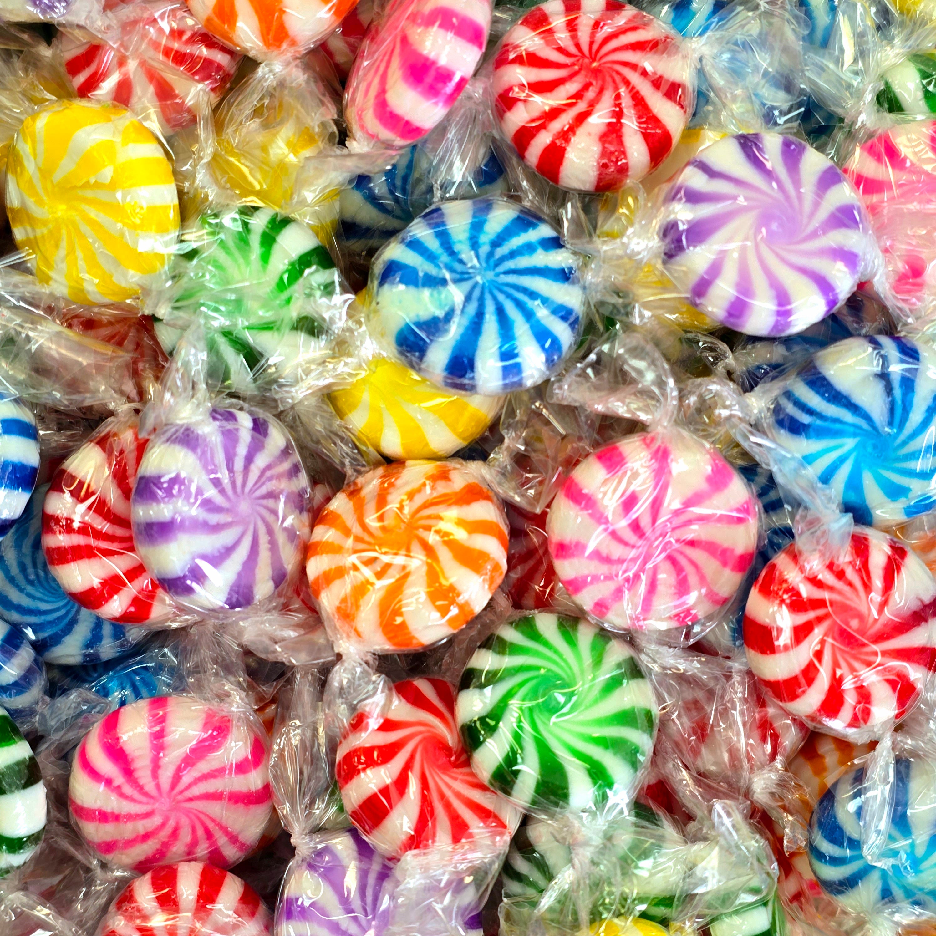 Colourful Pinwheel Mints - Pik n Mix Lollies NZ