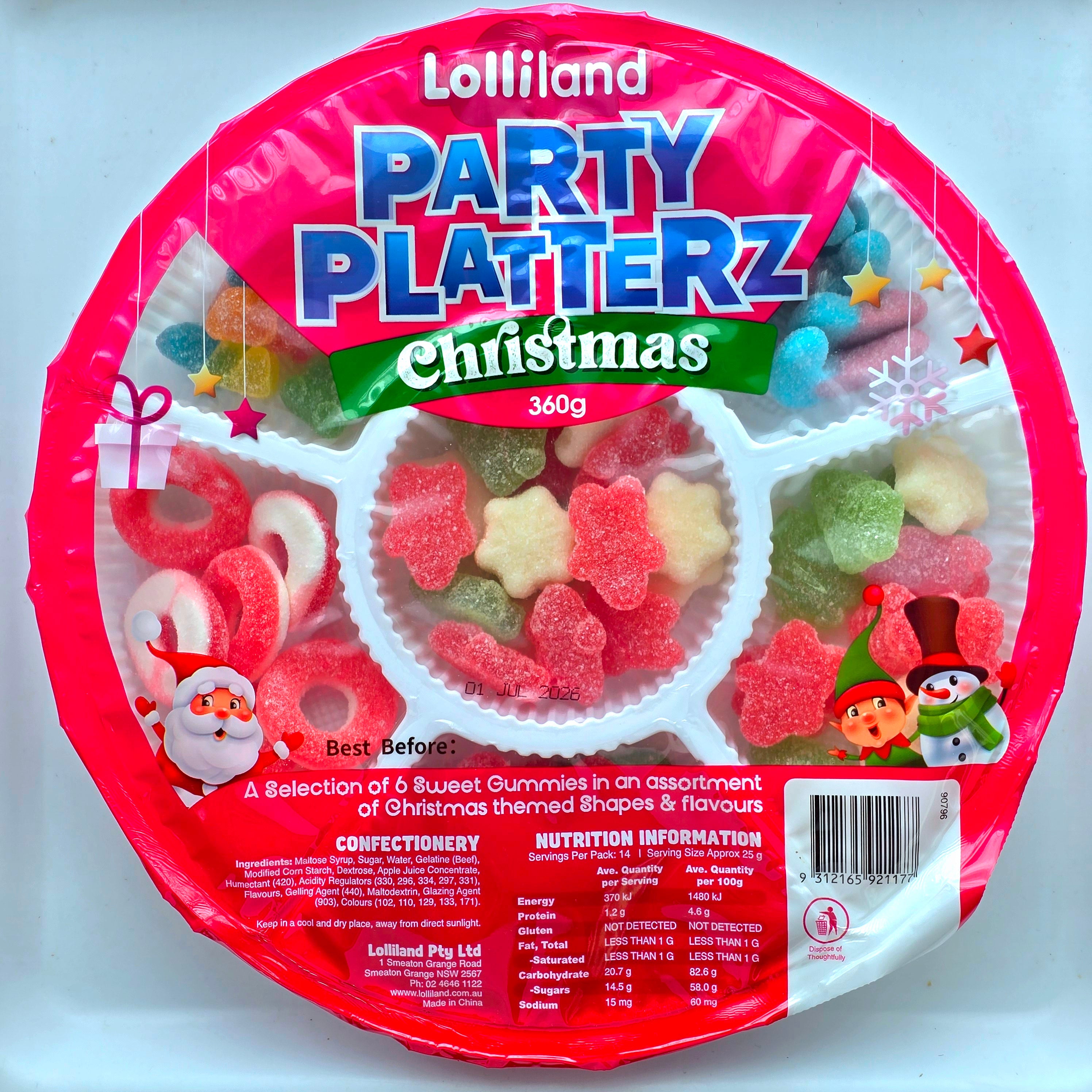 Christmas Party Platter - Pik n Mix Lollies NZ