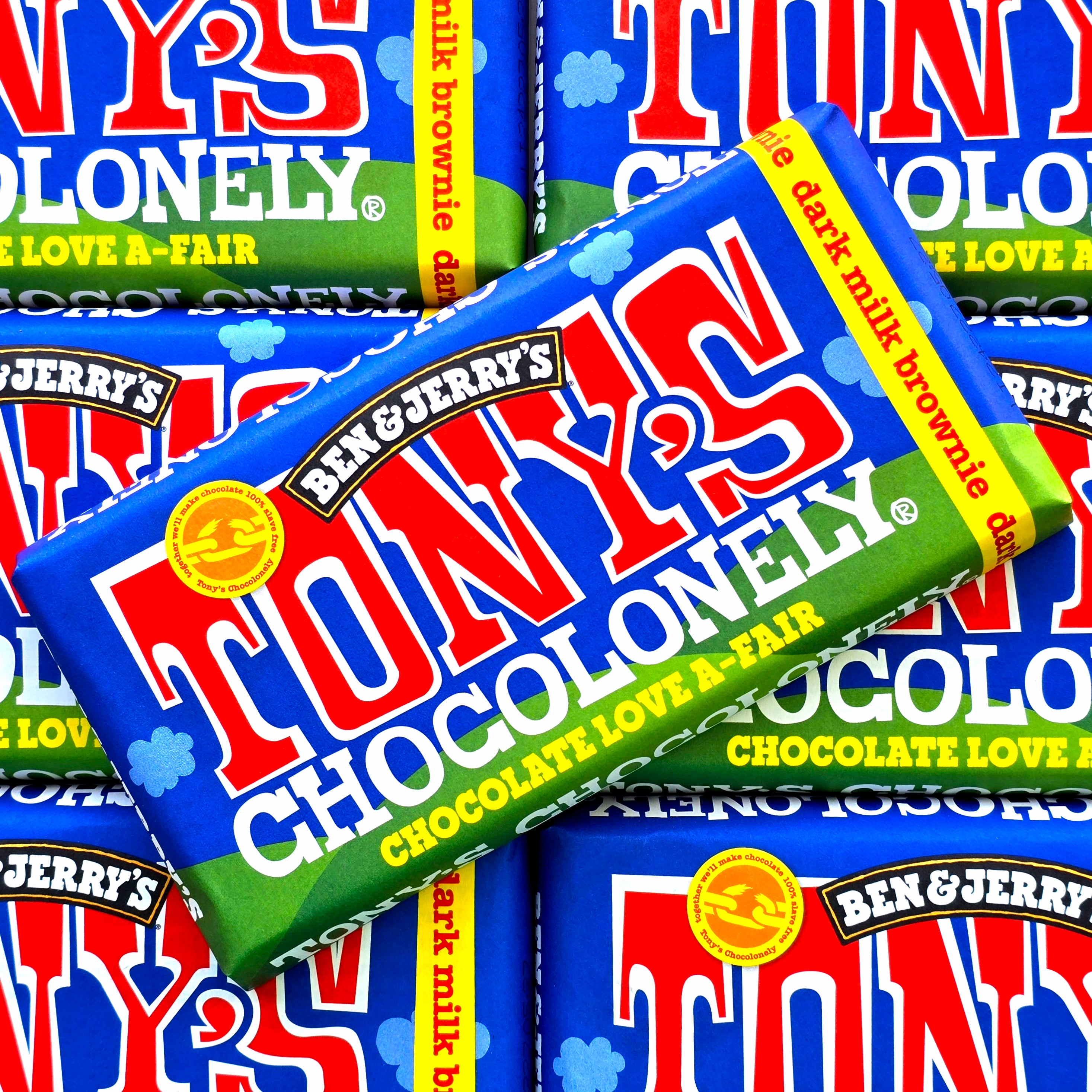 Tony's Chocolonely Bar - Ben & Jerry's Dark Brownie