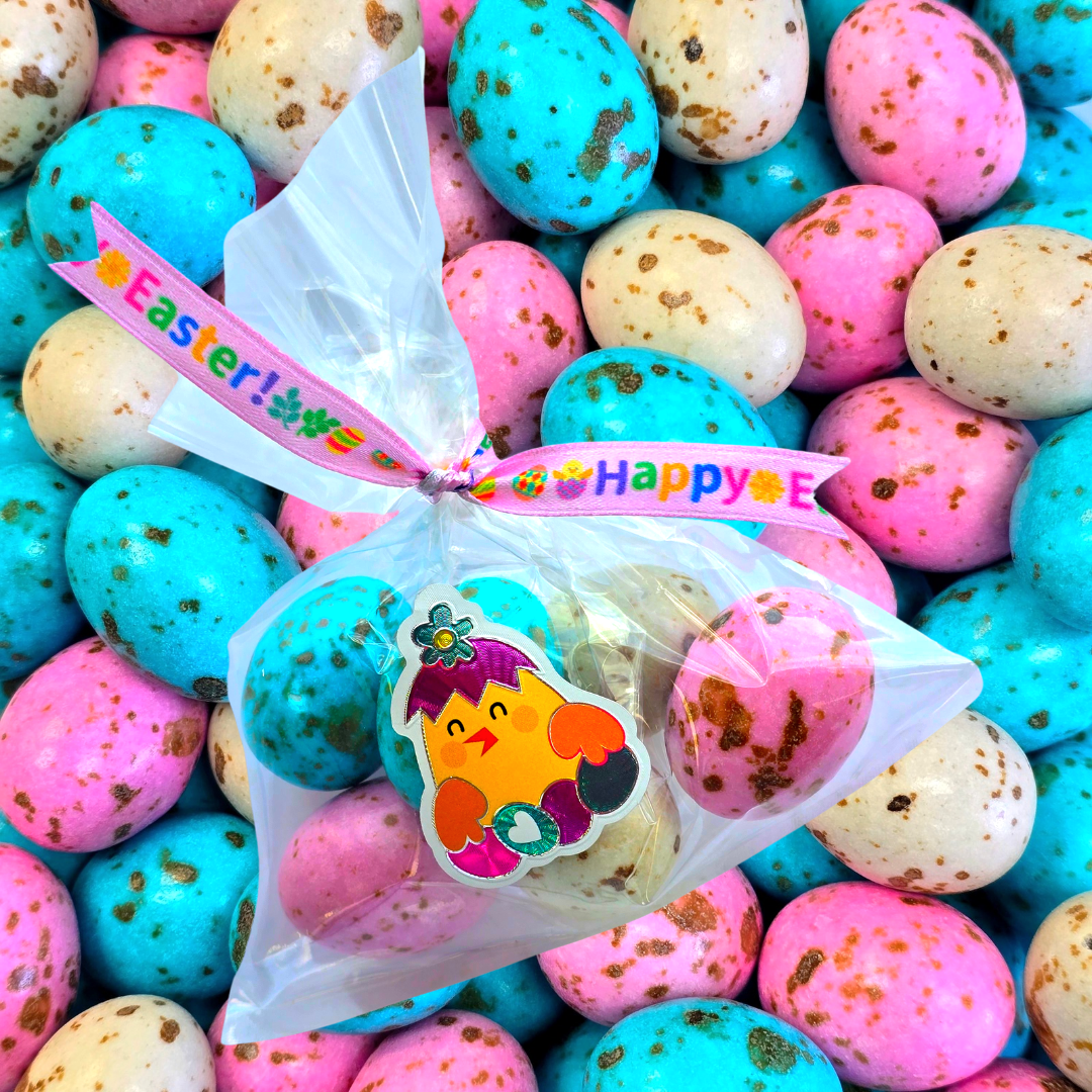 Candy Coated Chocolate Egg Gift Bag - Pik n Mix Lollies NZ