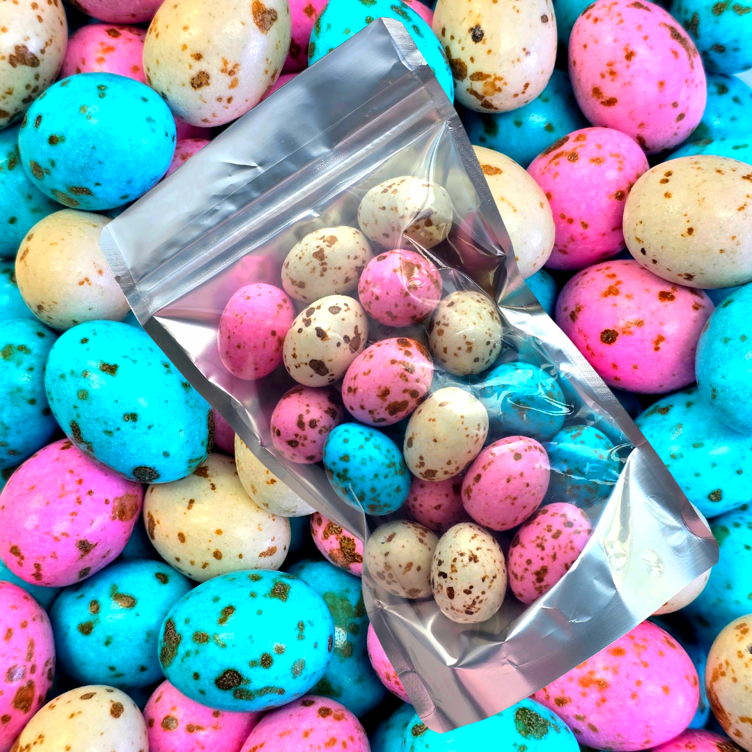 Candy Coated Chocolate Egg Combo - Pik n Mix Lollies NZ