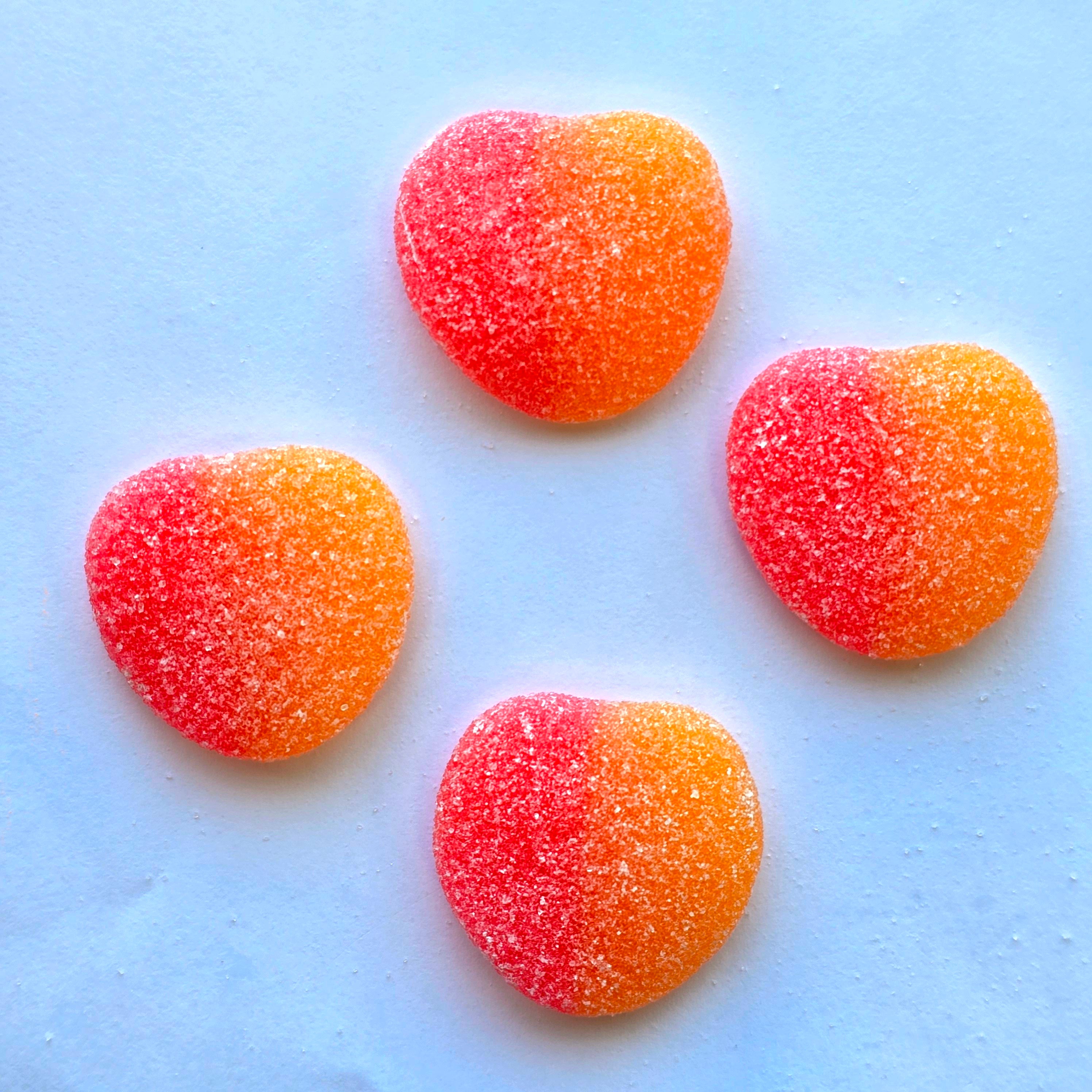 Crispy Gummy Peach Candy Bag