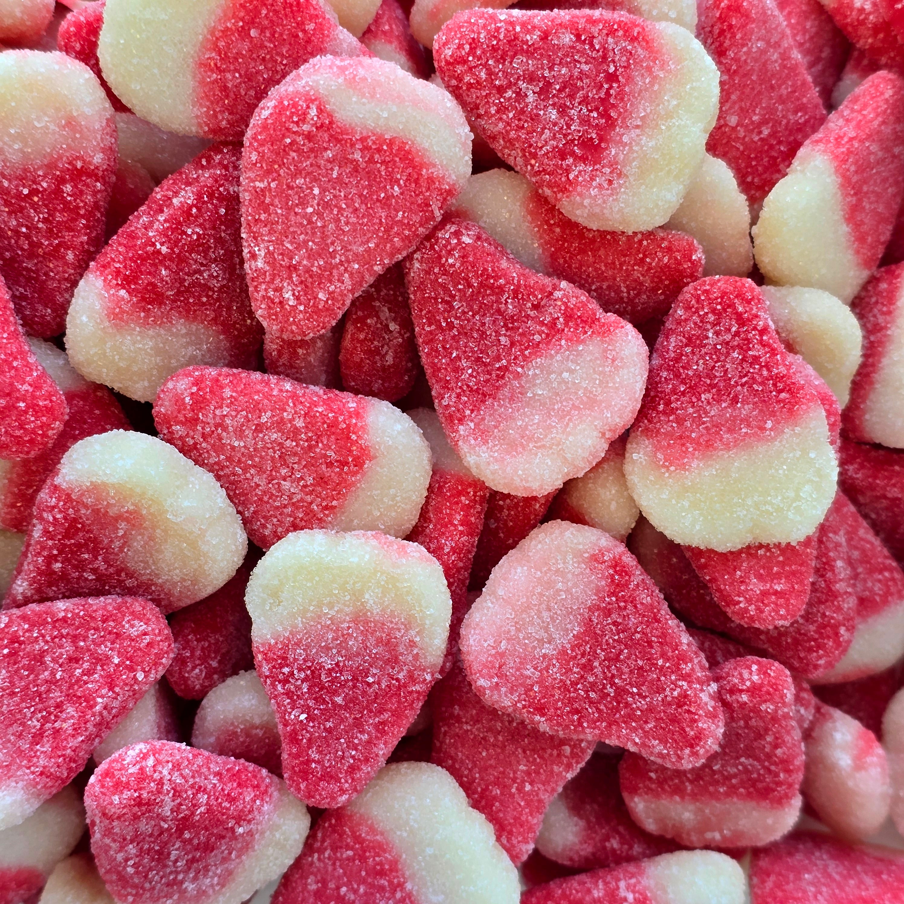 Sugared Strawberry Creams
