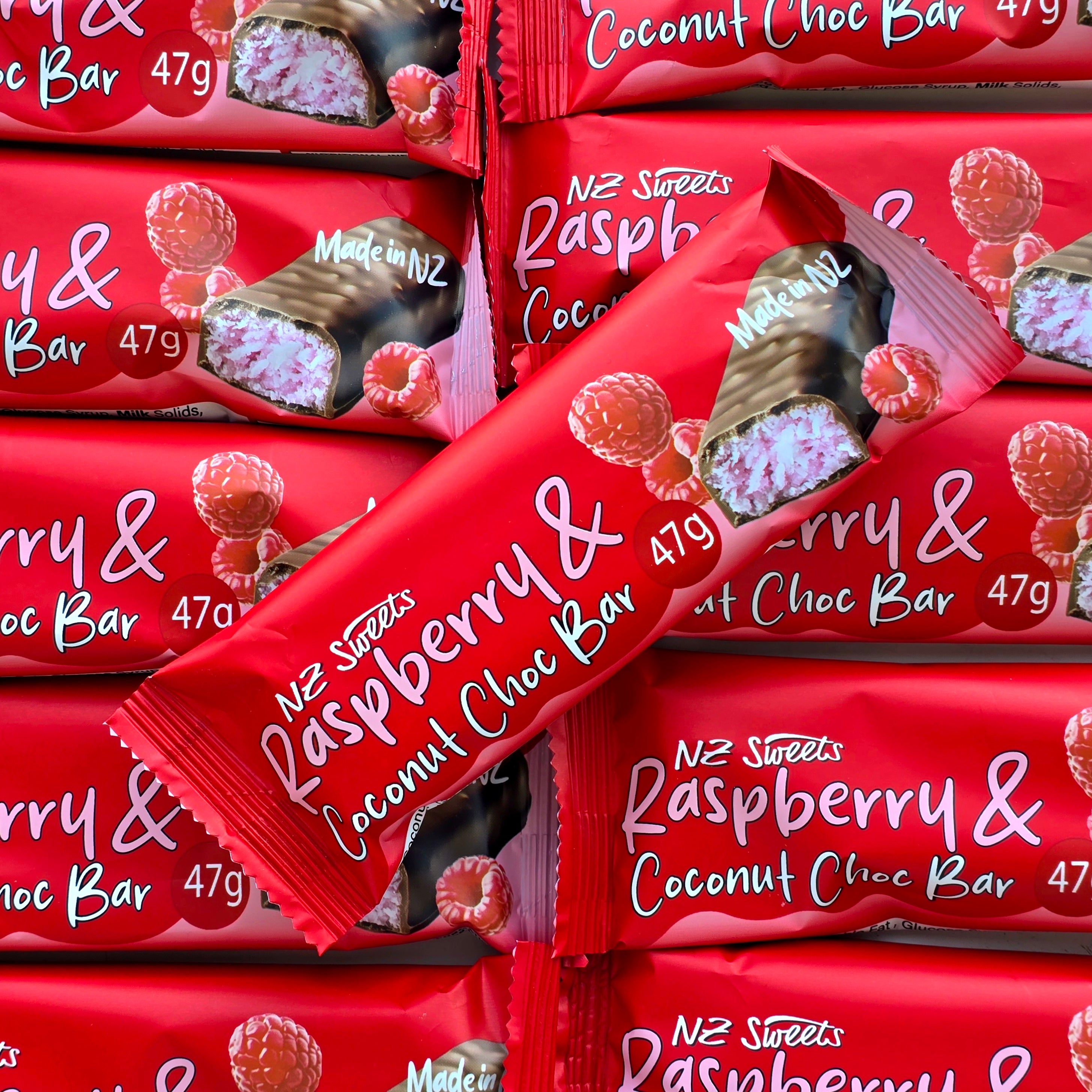 Raspberry & Coconut Choc Bar
