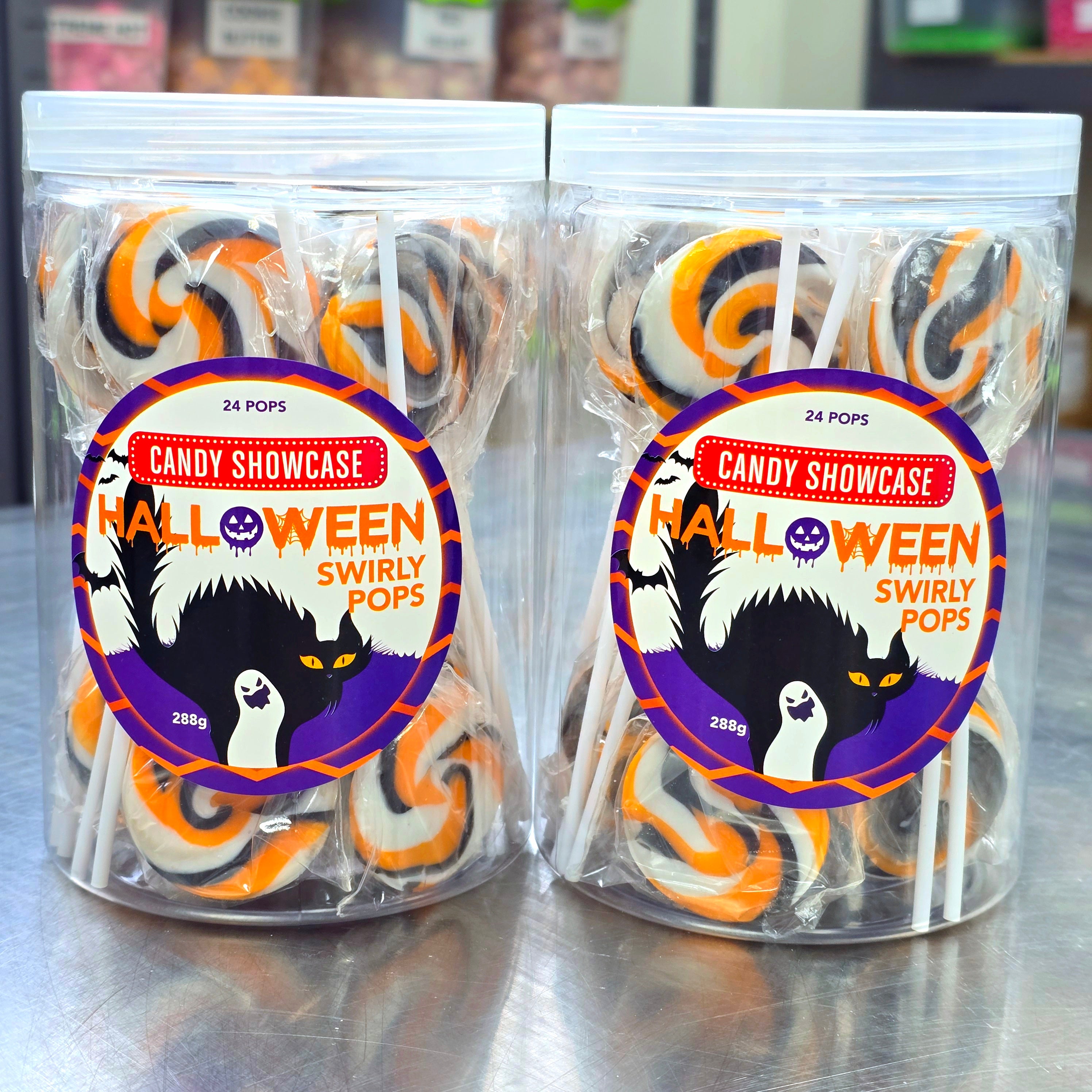 Halloween Swirly Lollipops (24 pack)