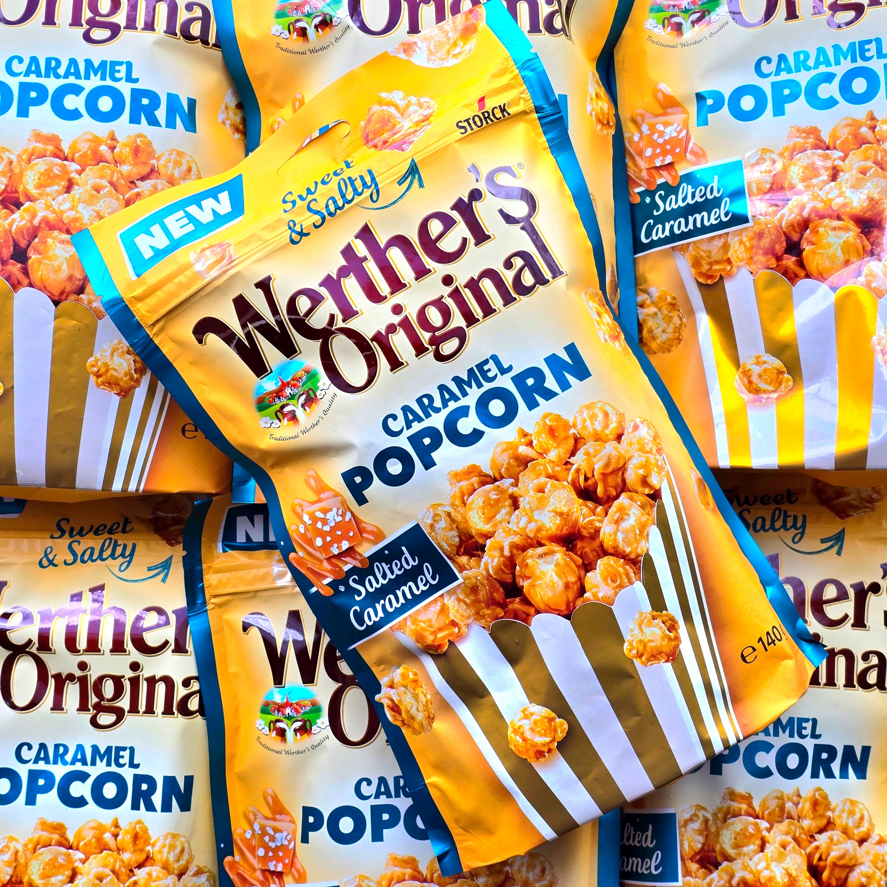 Werther's Sweet & Salty Caramel Popcorn - NEW