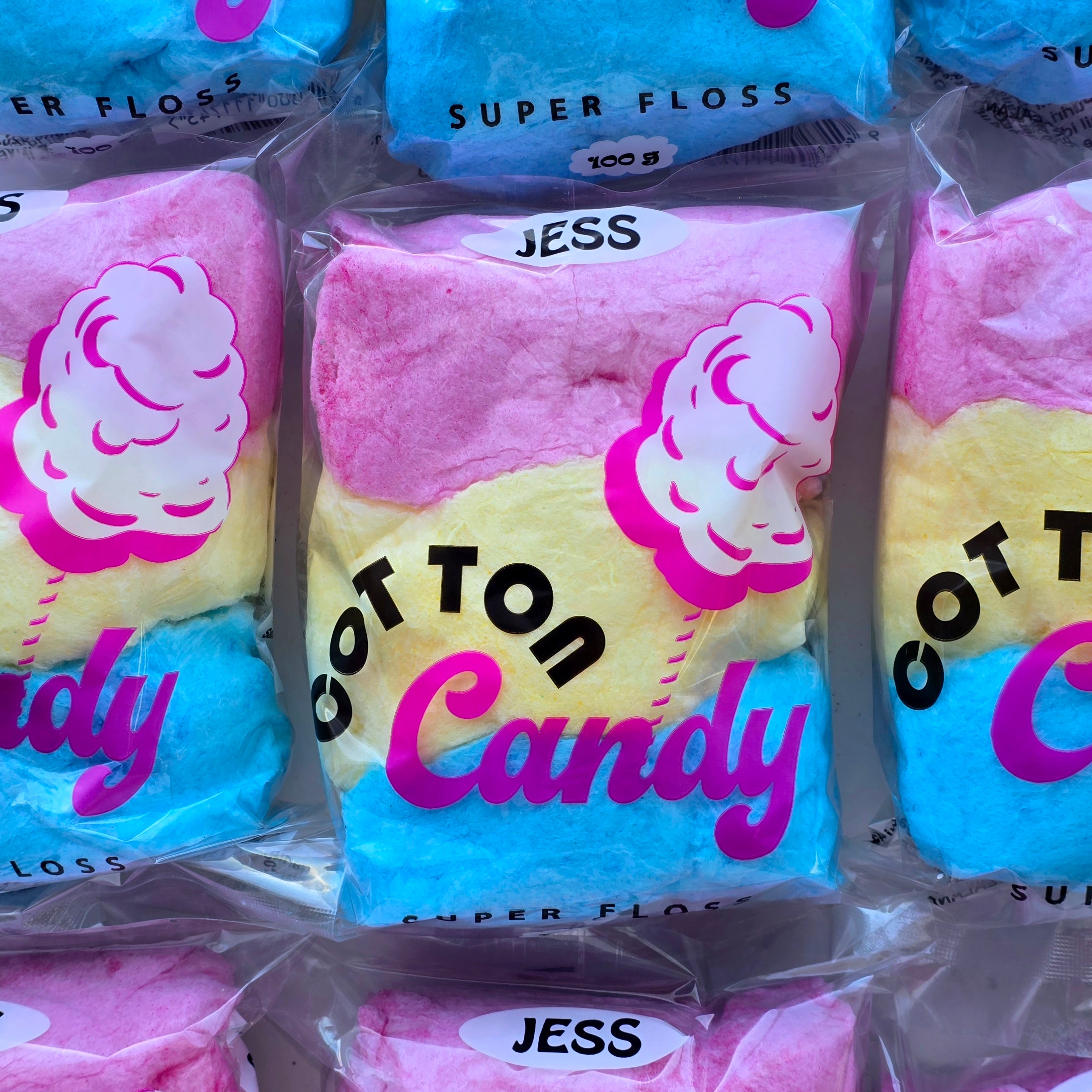 Rainbow Cotton Candy Super Floss