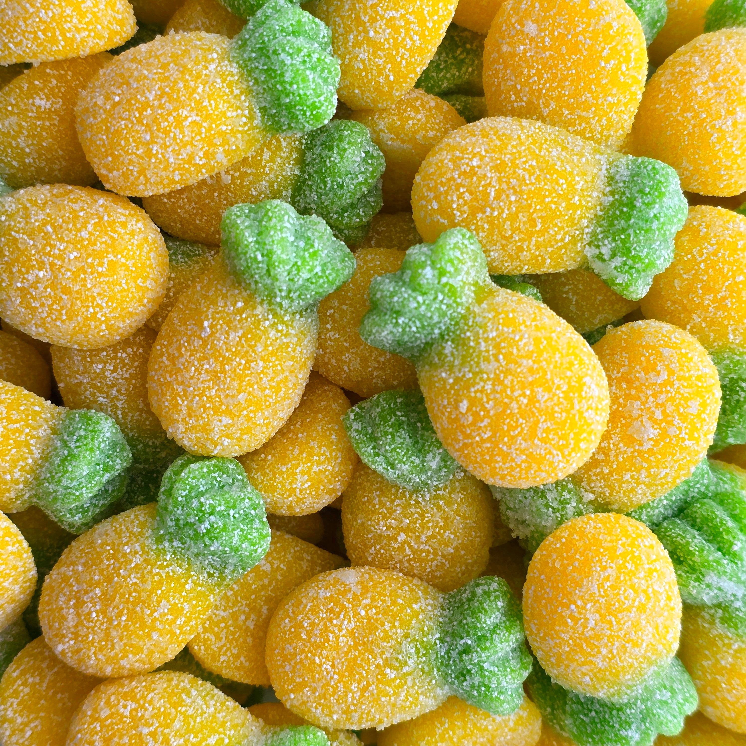 Sour Pina Colada Pineapples