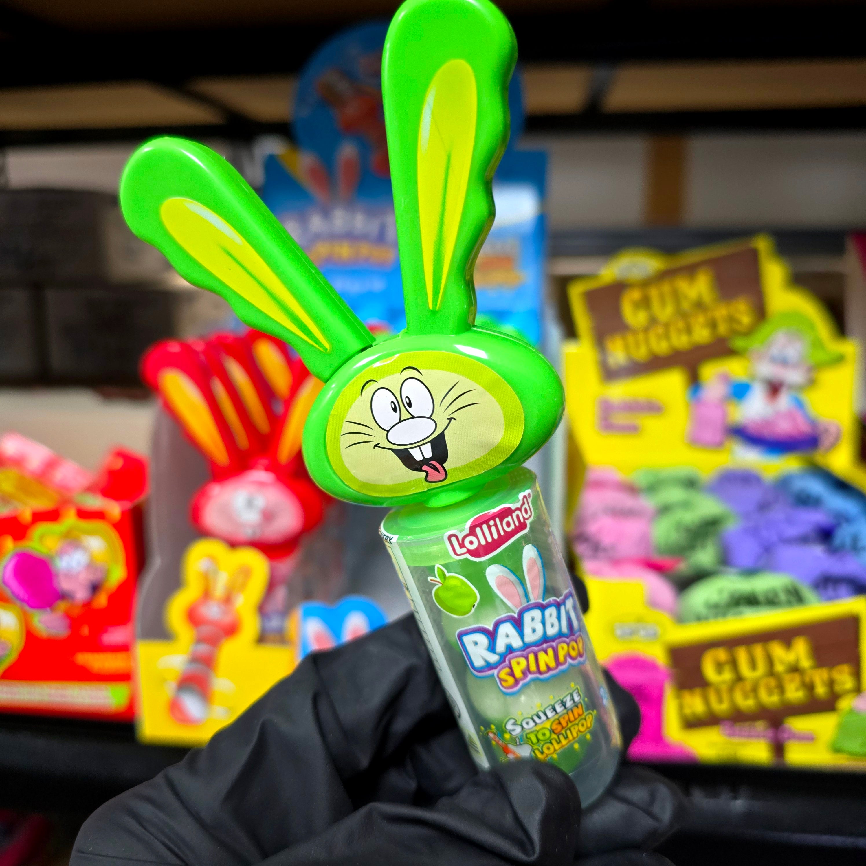 Rabbit Spin Top Lollipop - Pik n Mix Lollies NZ