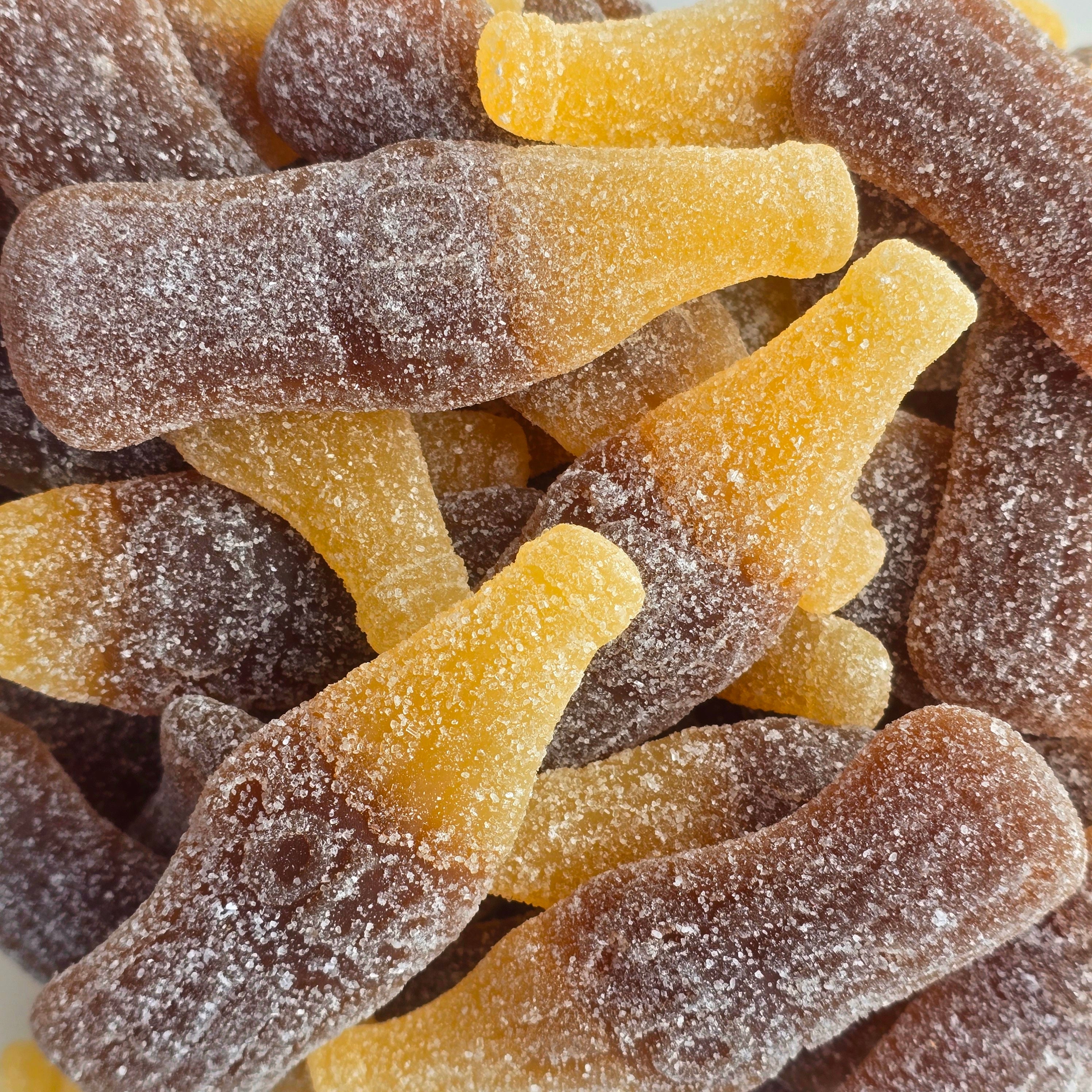 Sugared Giant Cola Bottle (1 pce) - Pik n Mix Lollies NZ