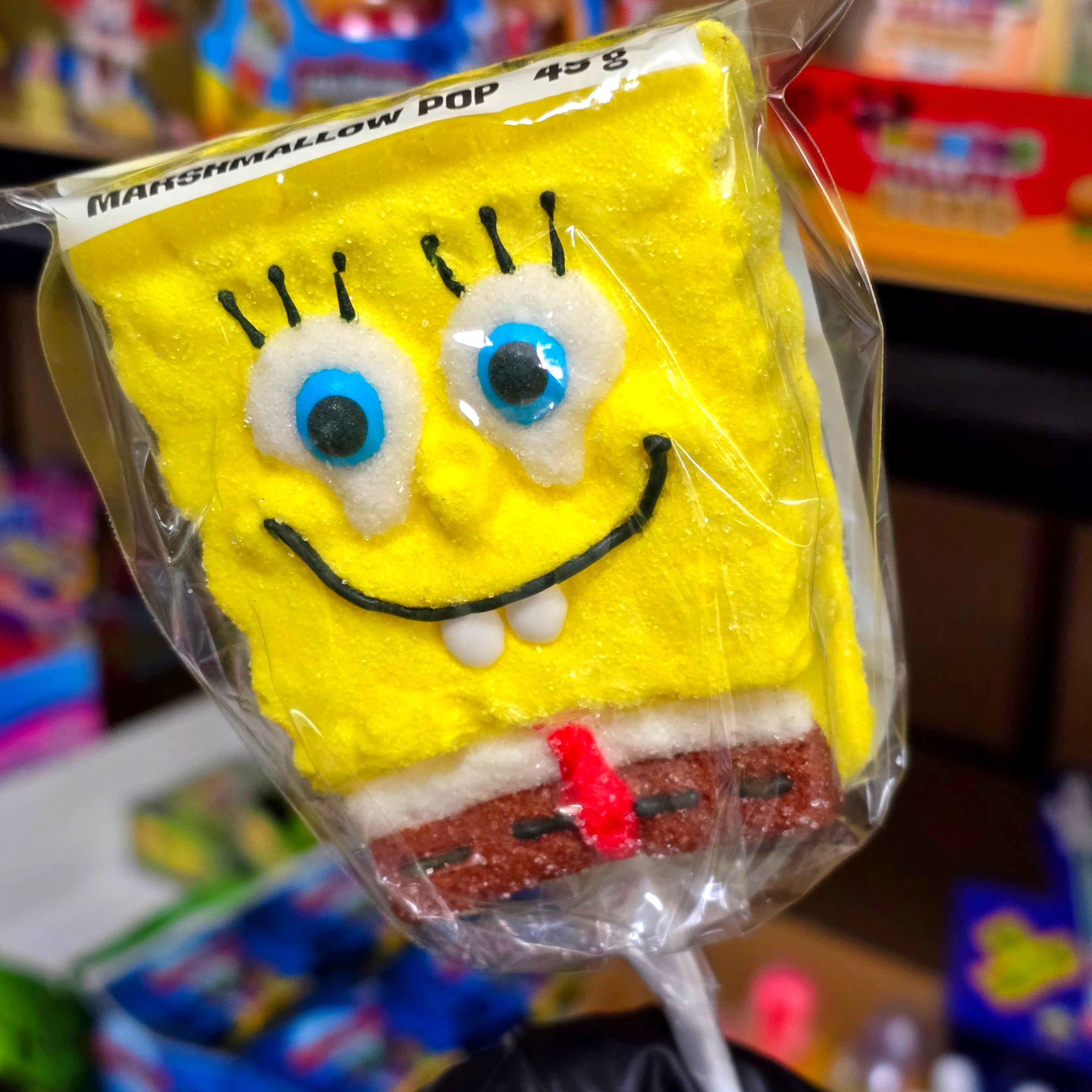 Sponge Bob Marshmallow Lollipops