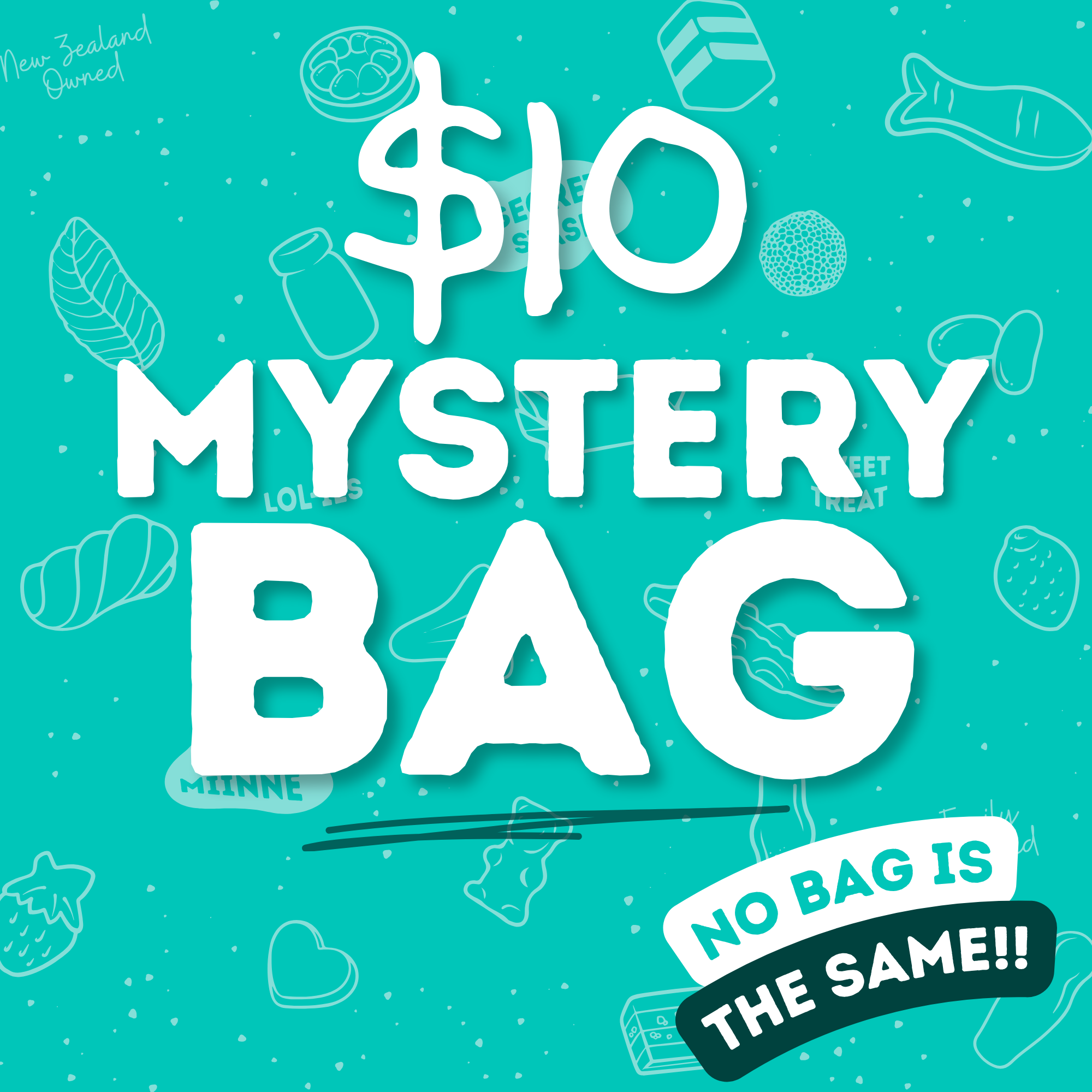 $10 Mystery Bag - Pik n Mix Lollies NZ