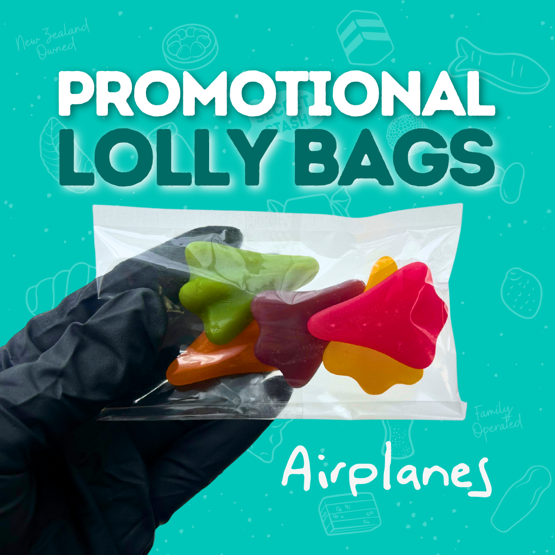 Promotional Lolly Bags - Airplanes