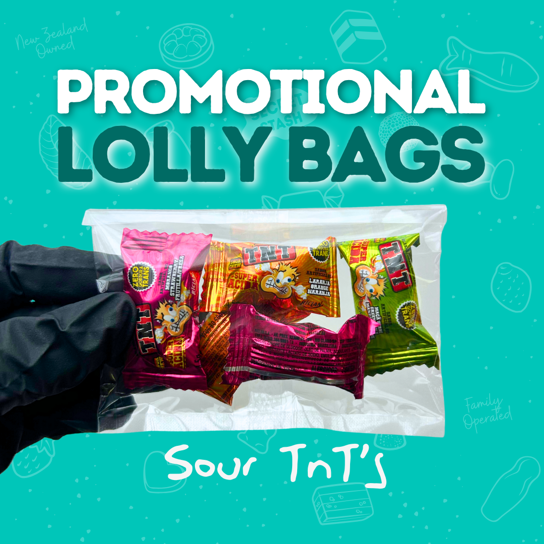 Promotional Lolly Bags - Sour TnT's