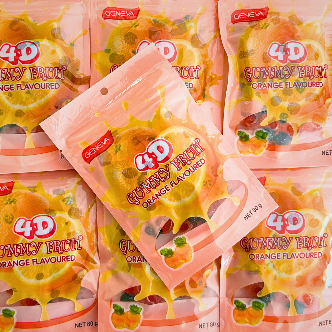 4D Gummy Oranges Bag