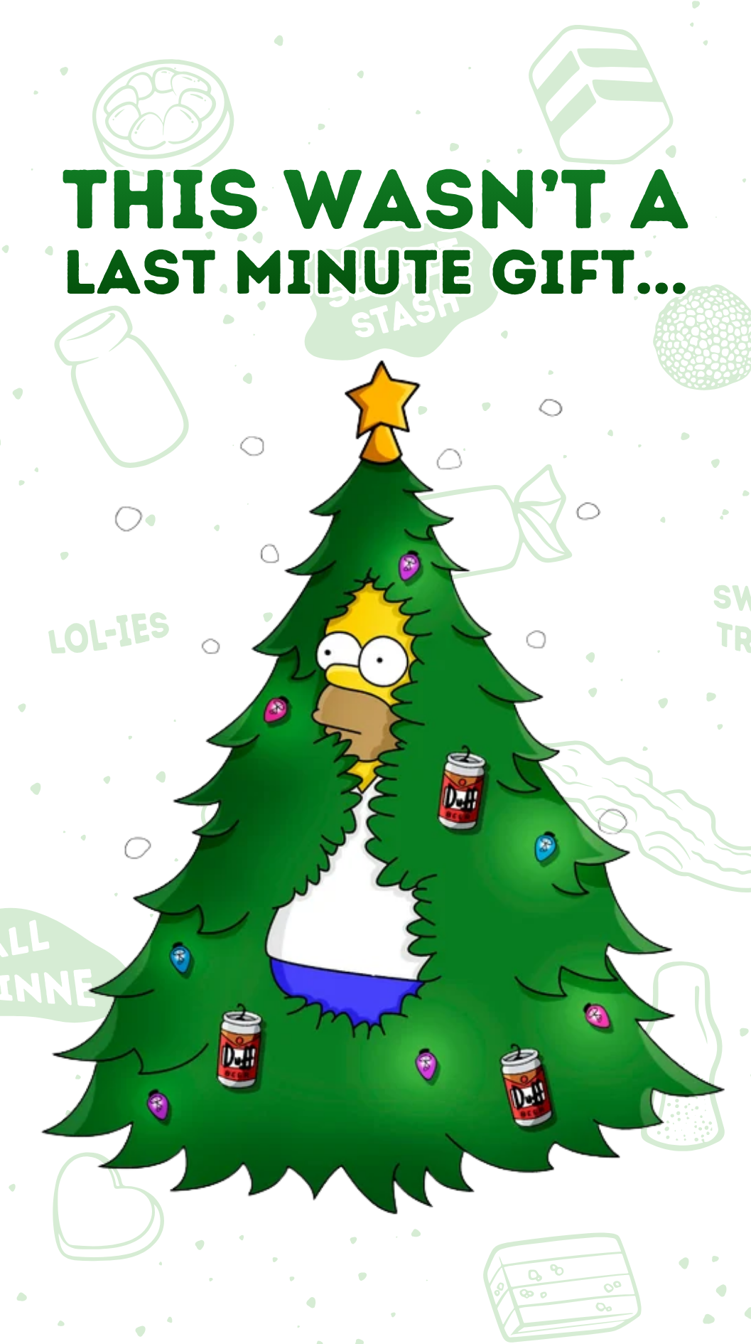 This Wasn’t A Last Minute Gift Lolly Bag