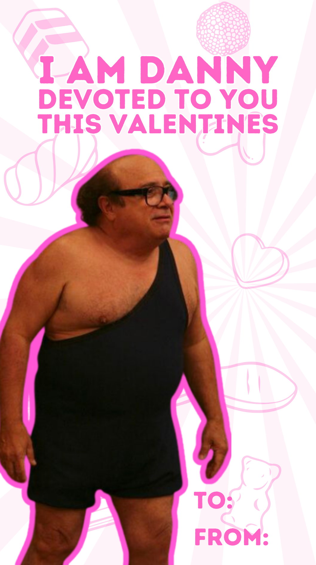 Danny Devito - Pick Up Line Lolly Bag