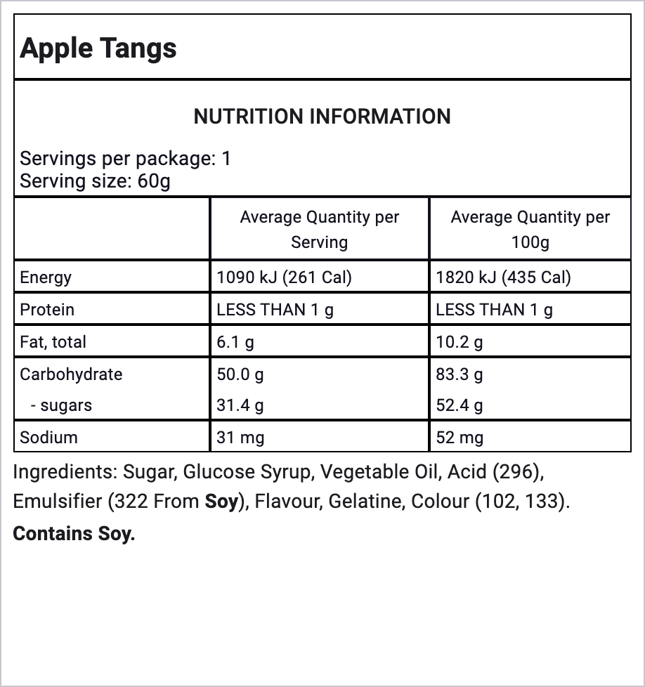 Ingredients Image
