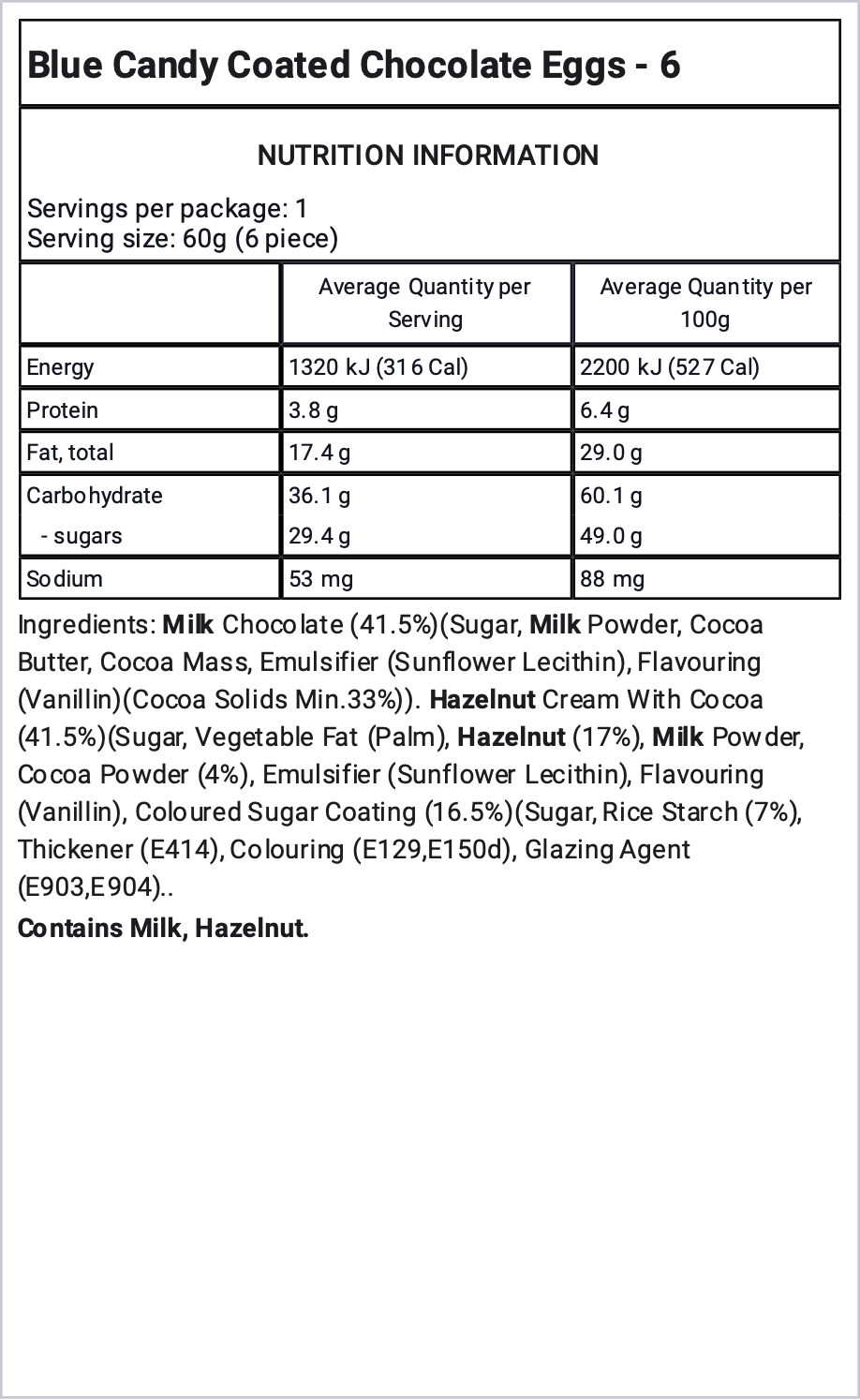 Ingredients Image