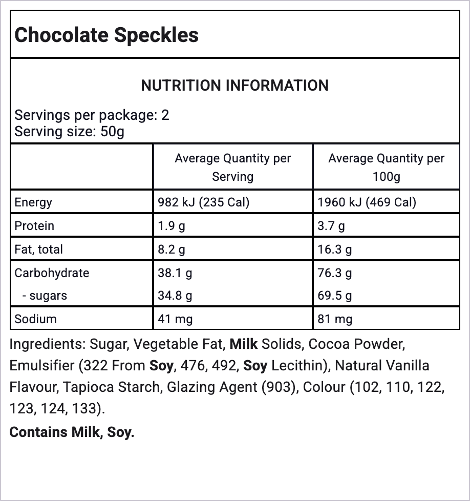 Ingredients Image
