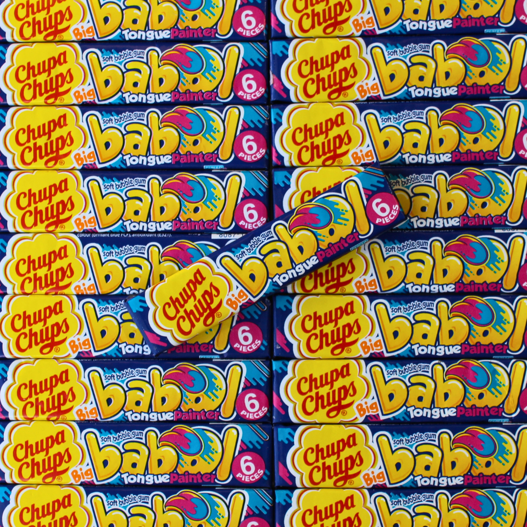 Chupa Chups Babol Bubble Gum - Tongue Painter - Pik n Mix Lollies NZ