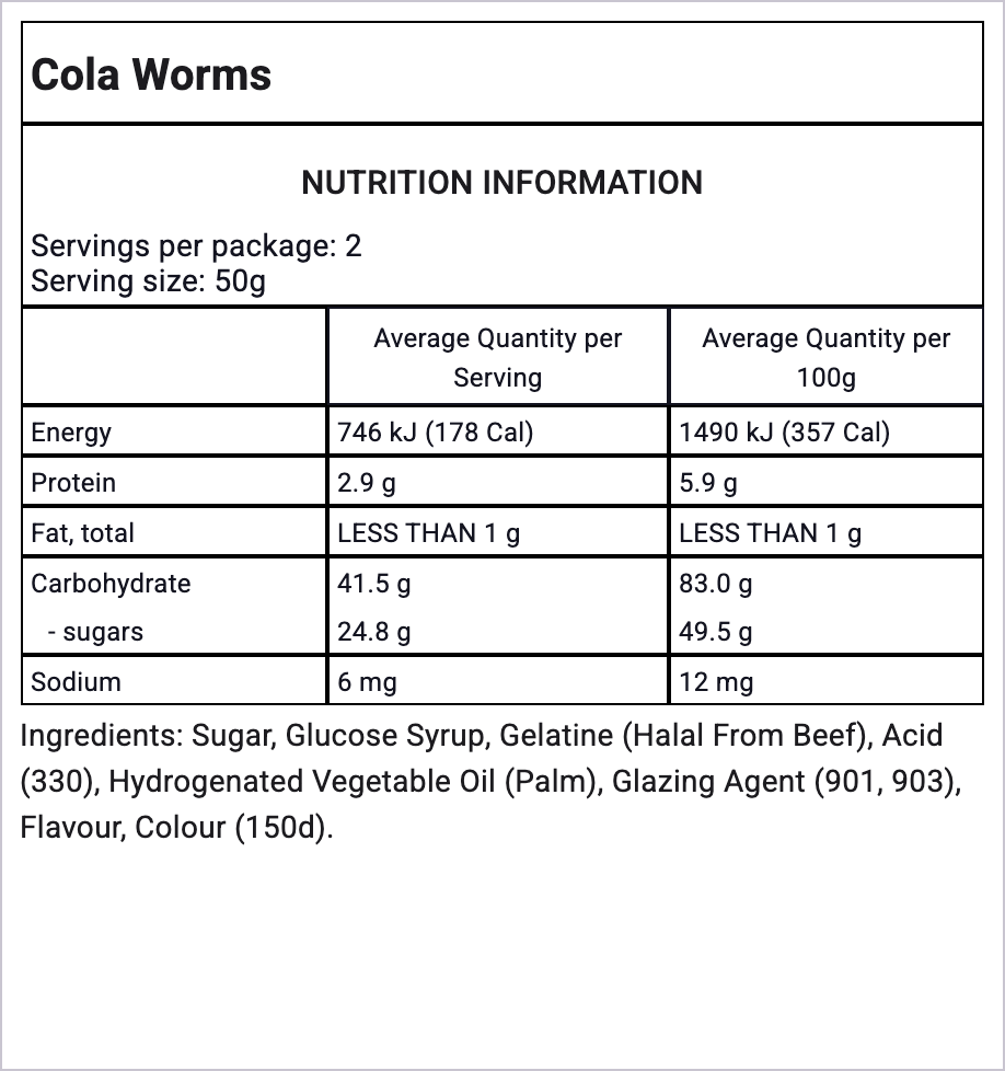 Ingredients Image