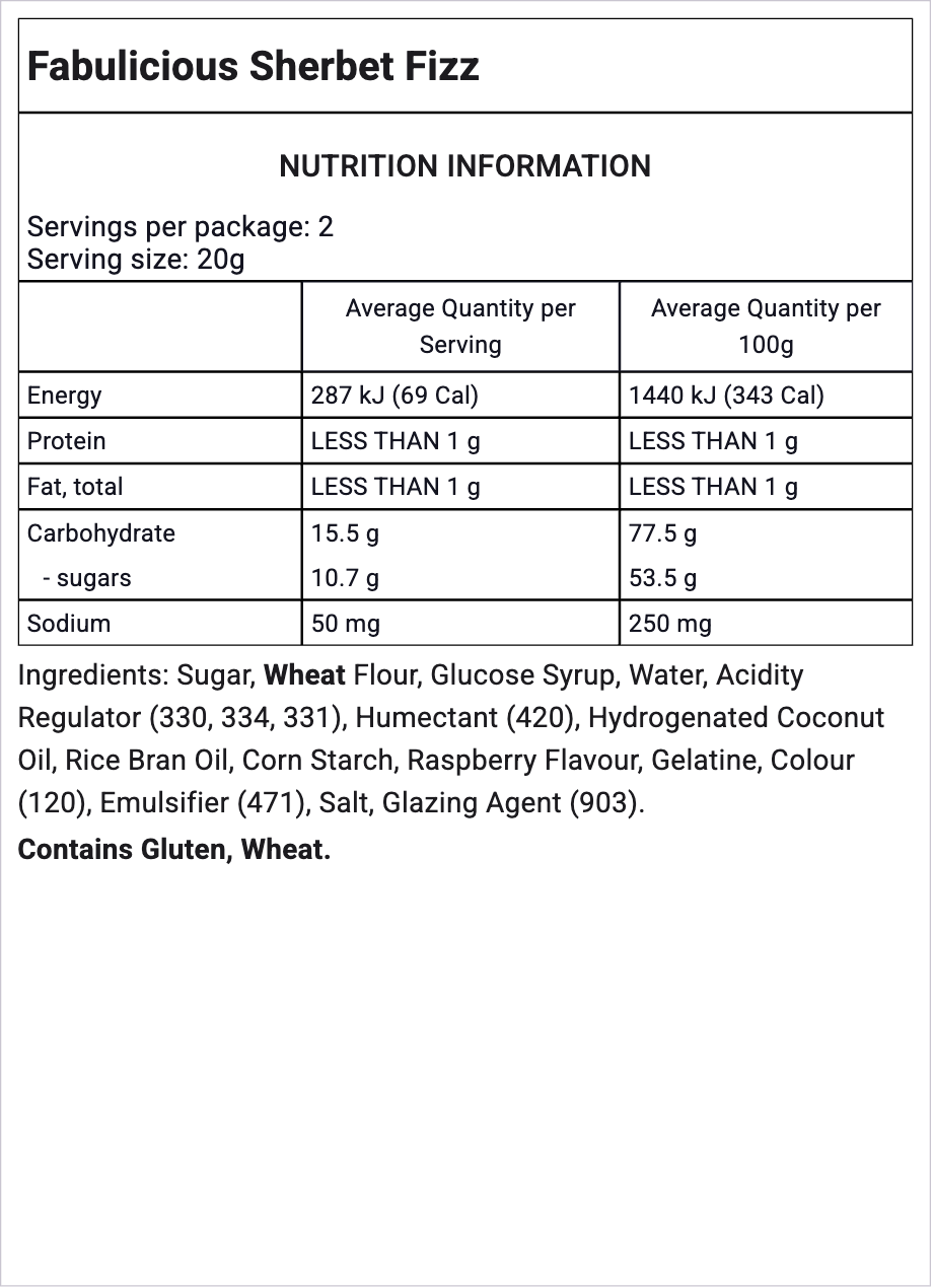 Ingredients Image