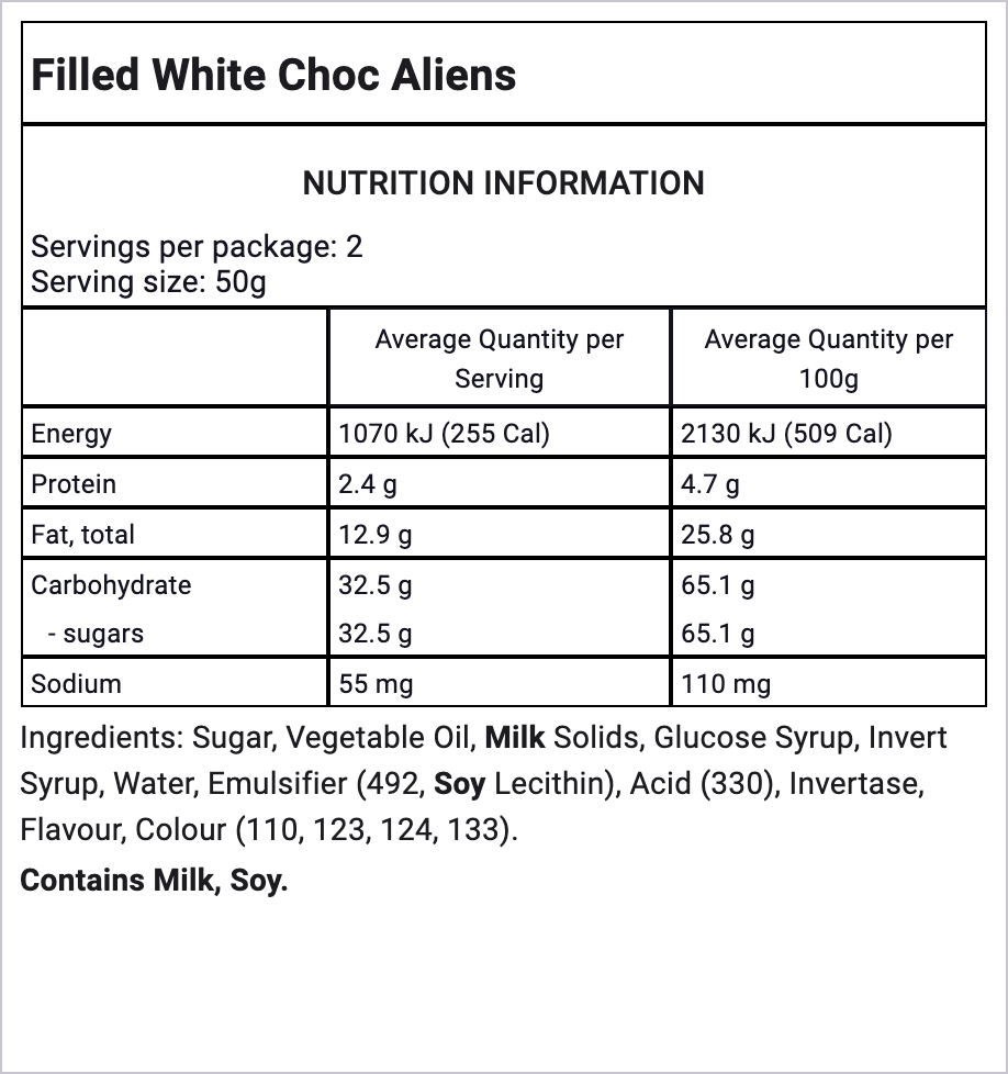 Ingredients Image