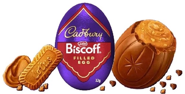 Cadbury Biscoff Filled Egg - Pik n Mix Lollies NZ
