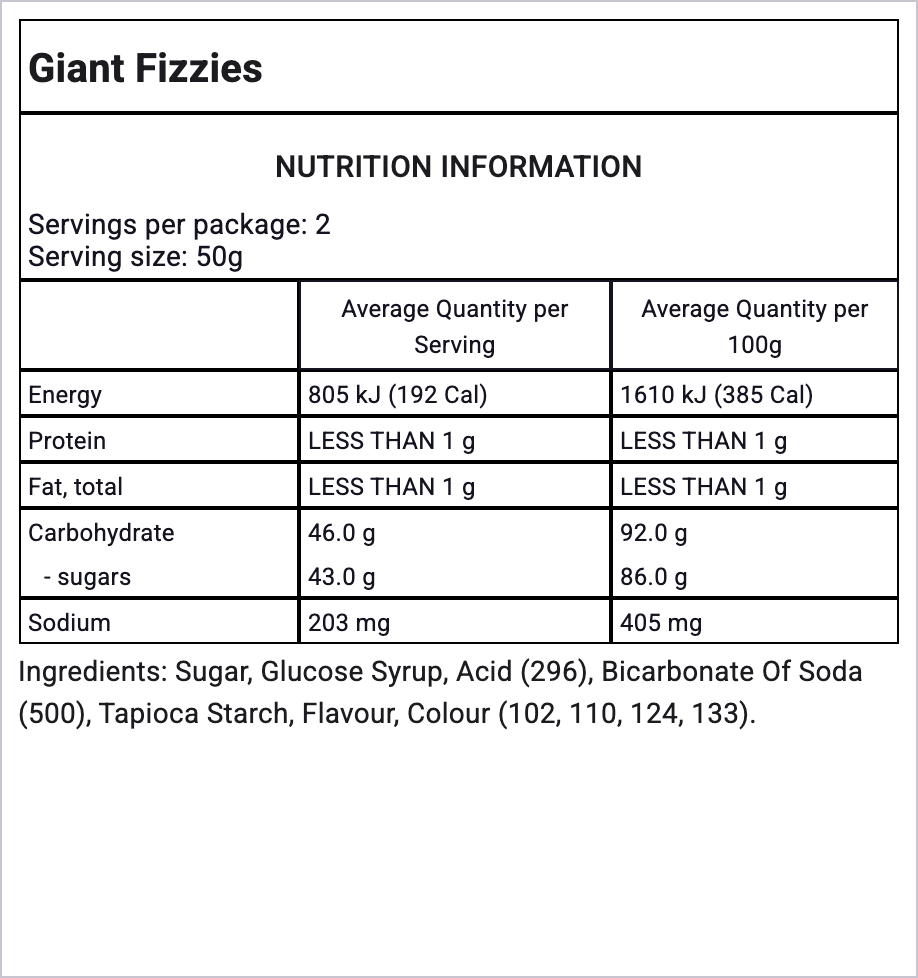 Ingredients Image