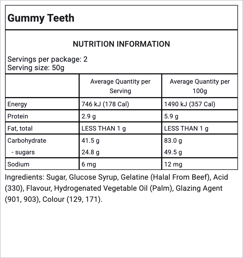 Ingredients Image