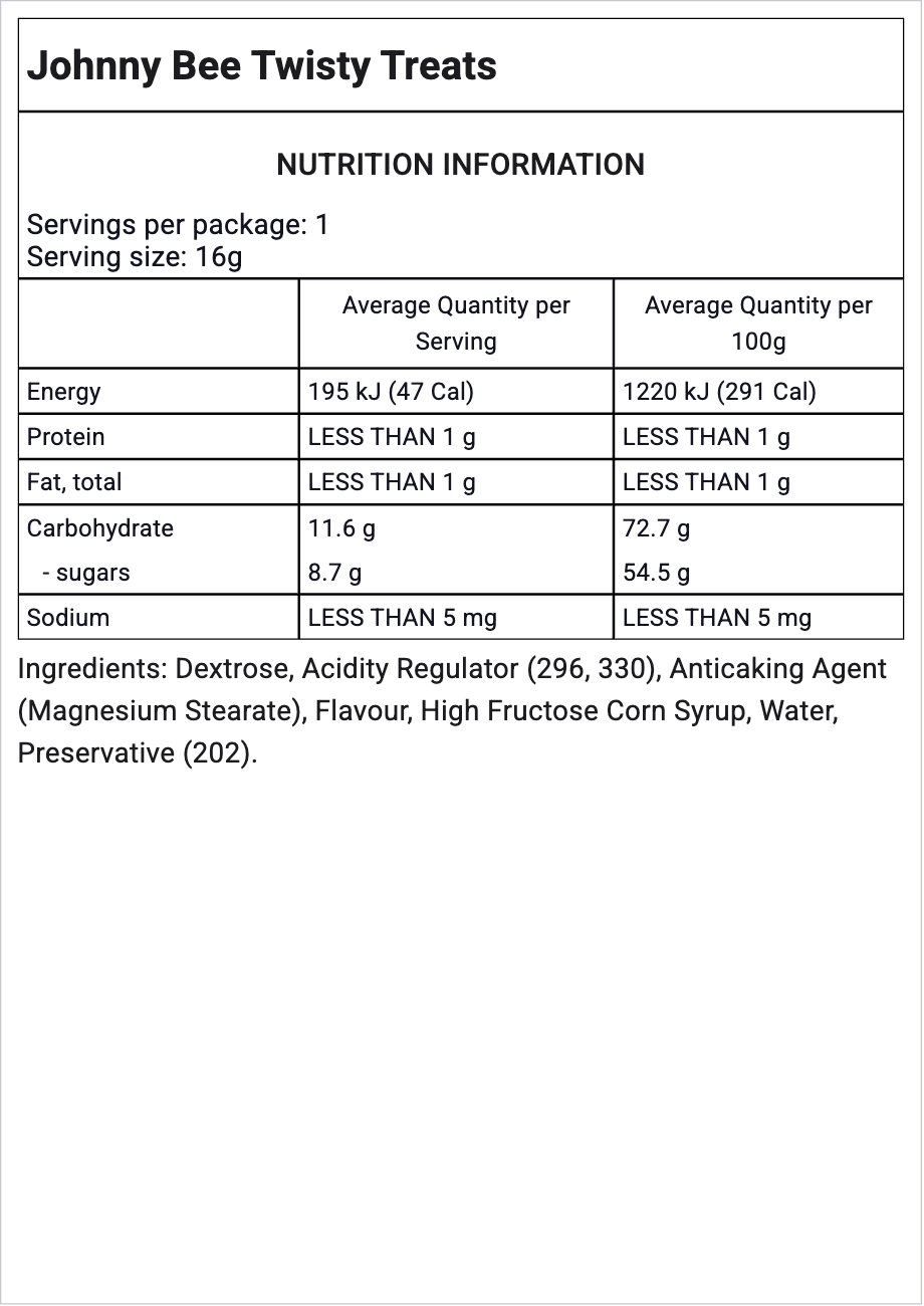 Ingredients Image