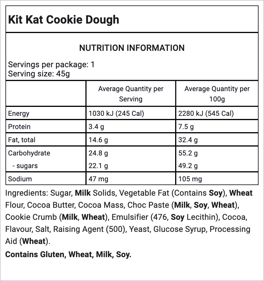 Ingredients Image