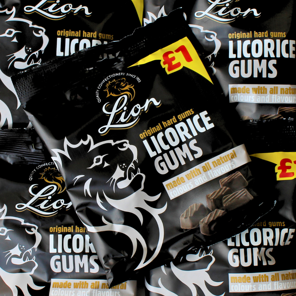 Lion's Liquorice Gums - Pik n Mix Lollies NZ