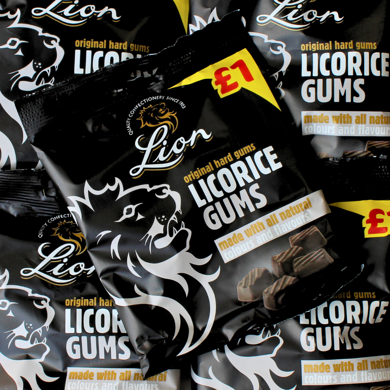 Lion's Liquorice Gums - Pik n Mix Lollies NZ