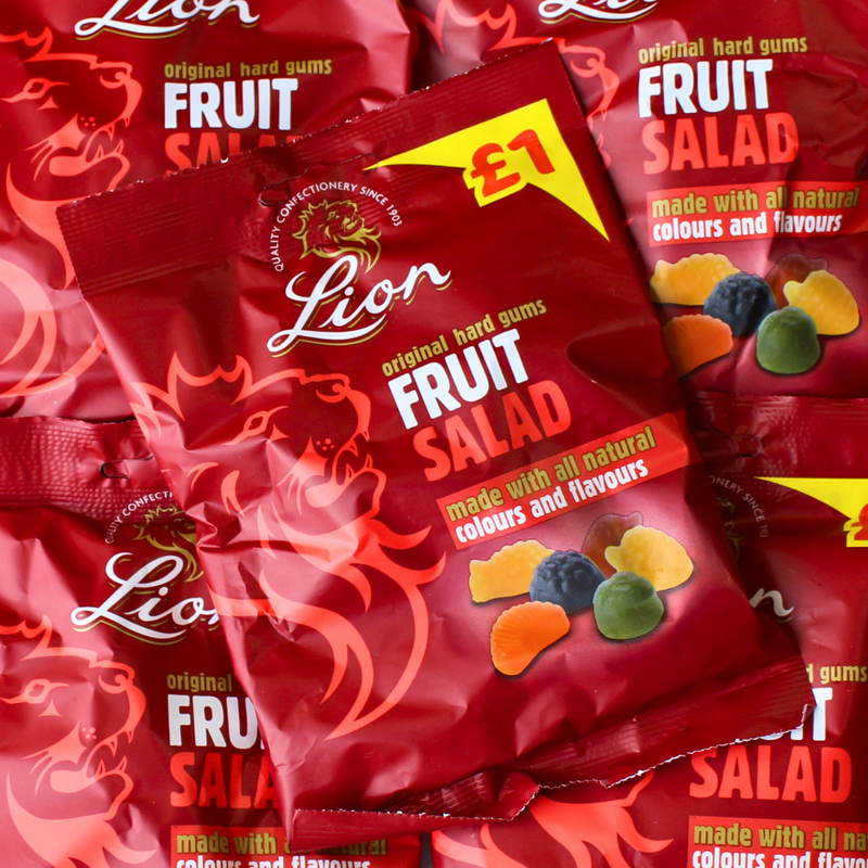Lion's Fruit Salad Gums - Pik n Mix Lollies NZ