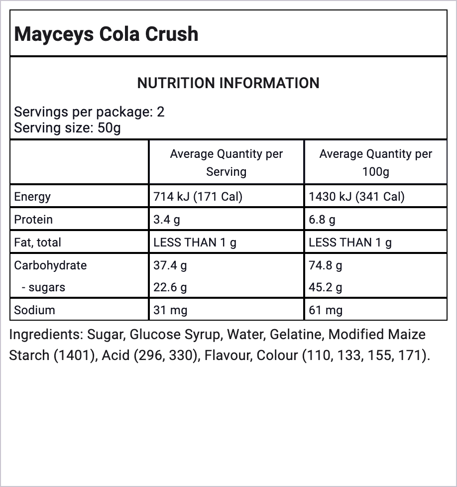 Ingredients Image