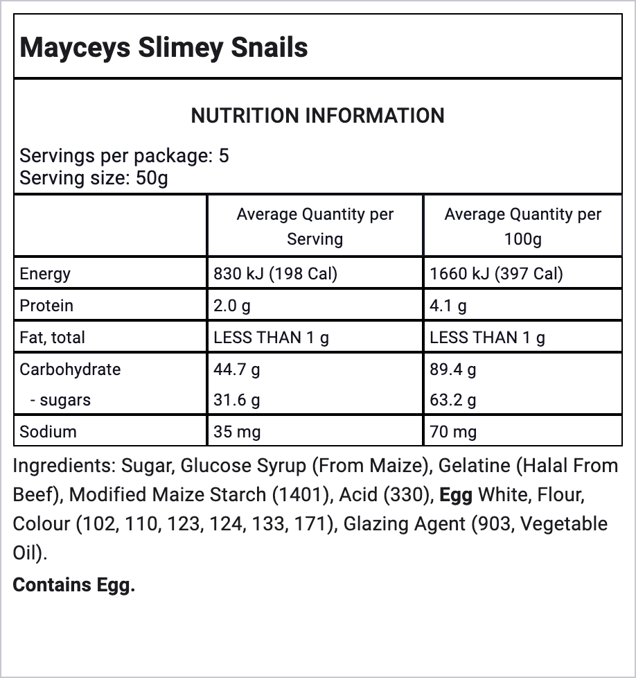Ingredients Image