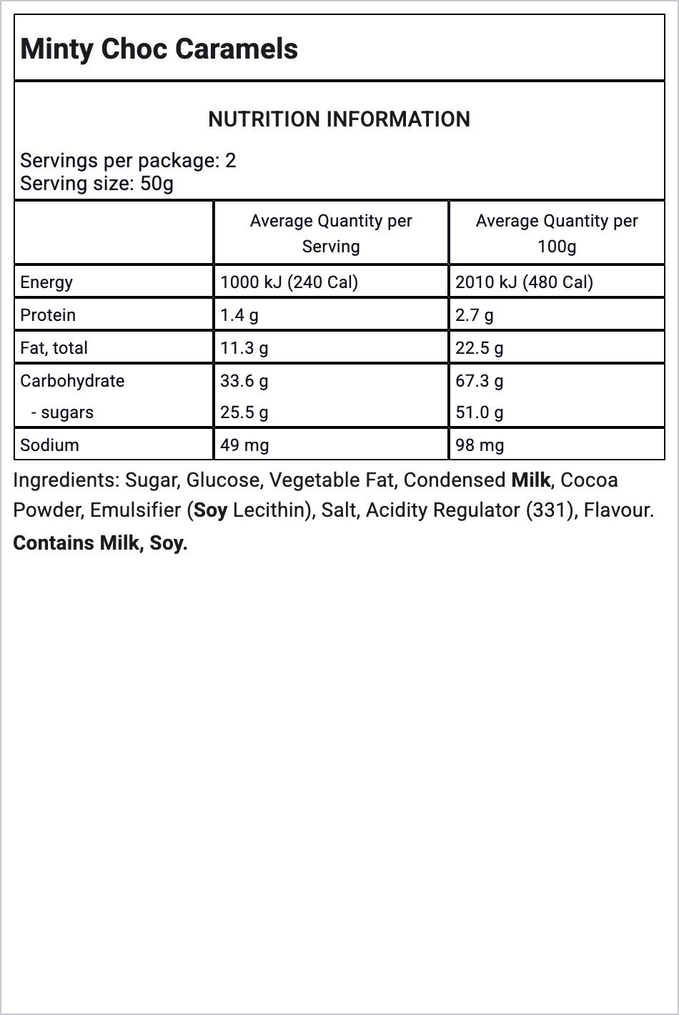 Ingredients Image