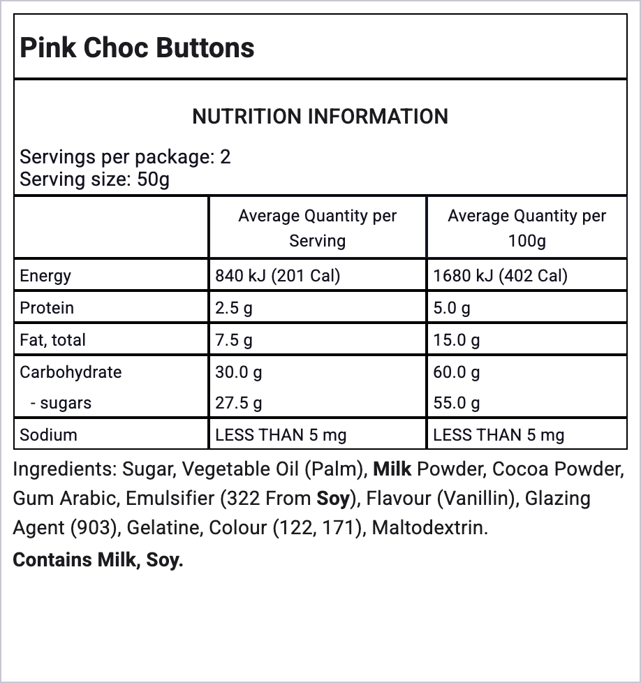 Ingredients Image