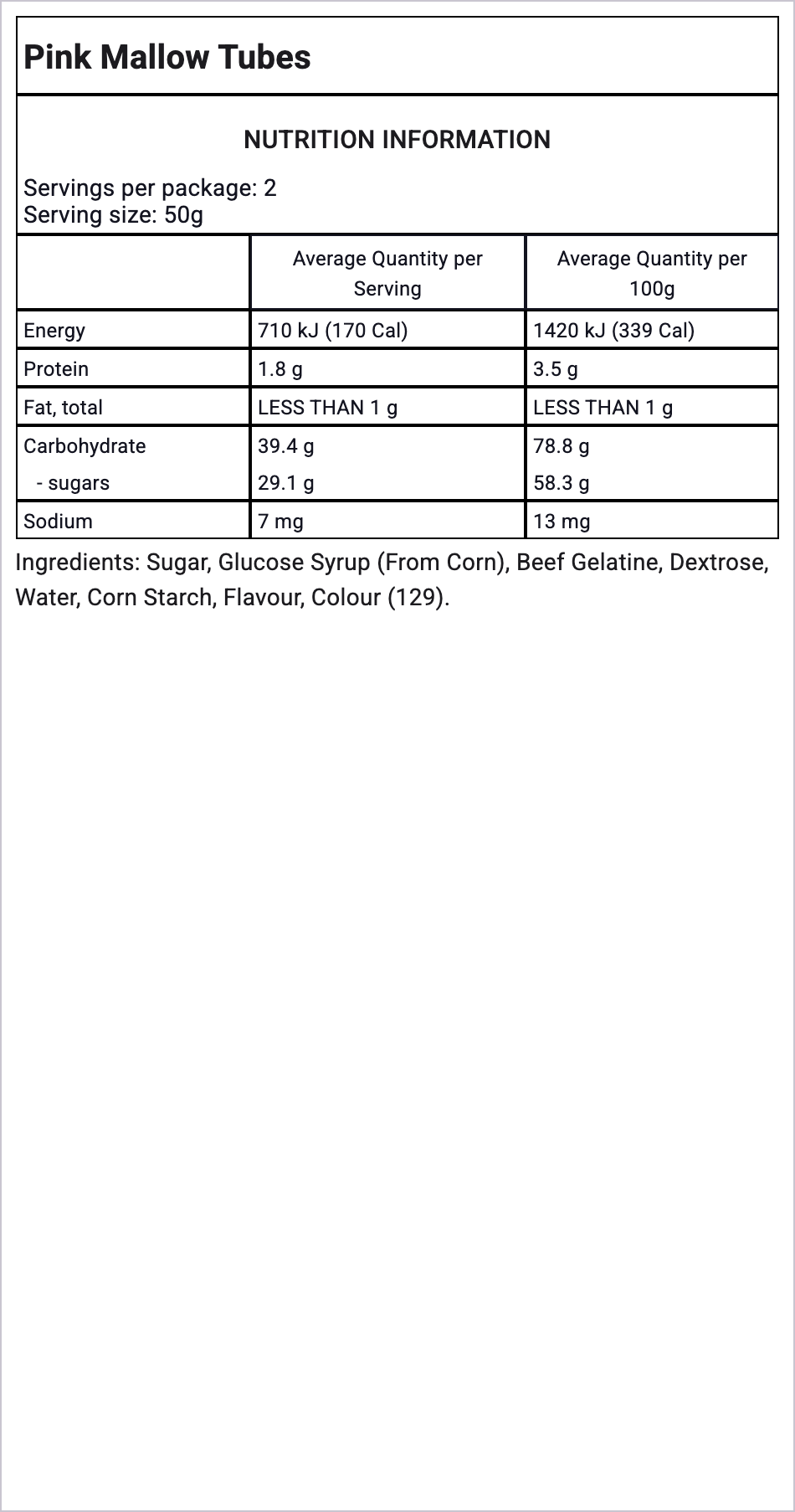 Ingredients Image