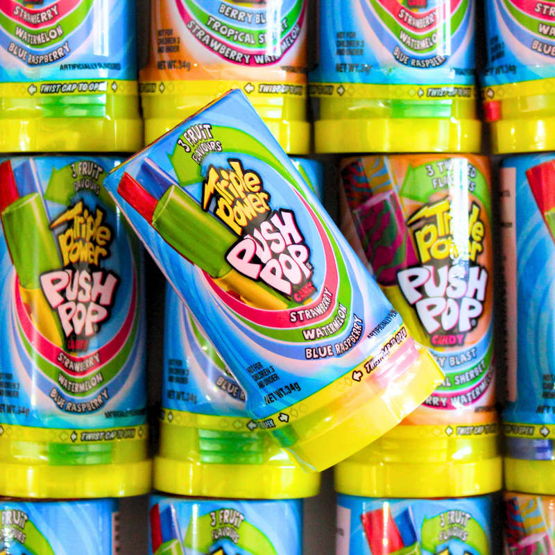Triple Power Push Pop - Pik n Mix Lollies NZ